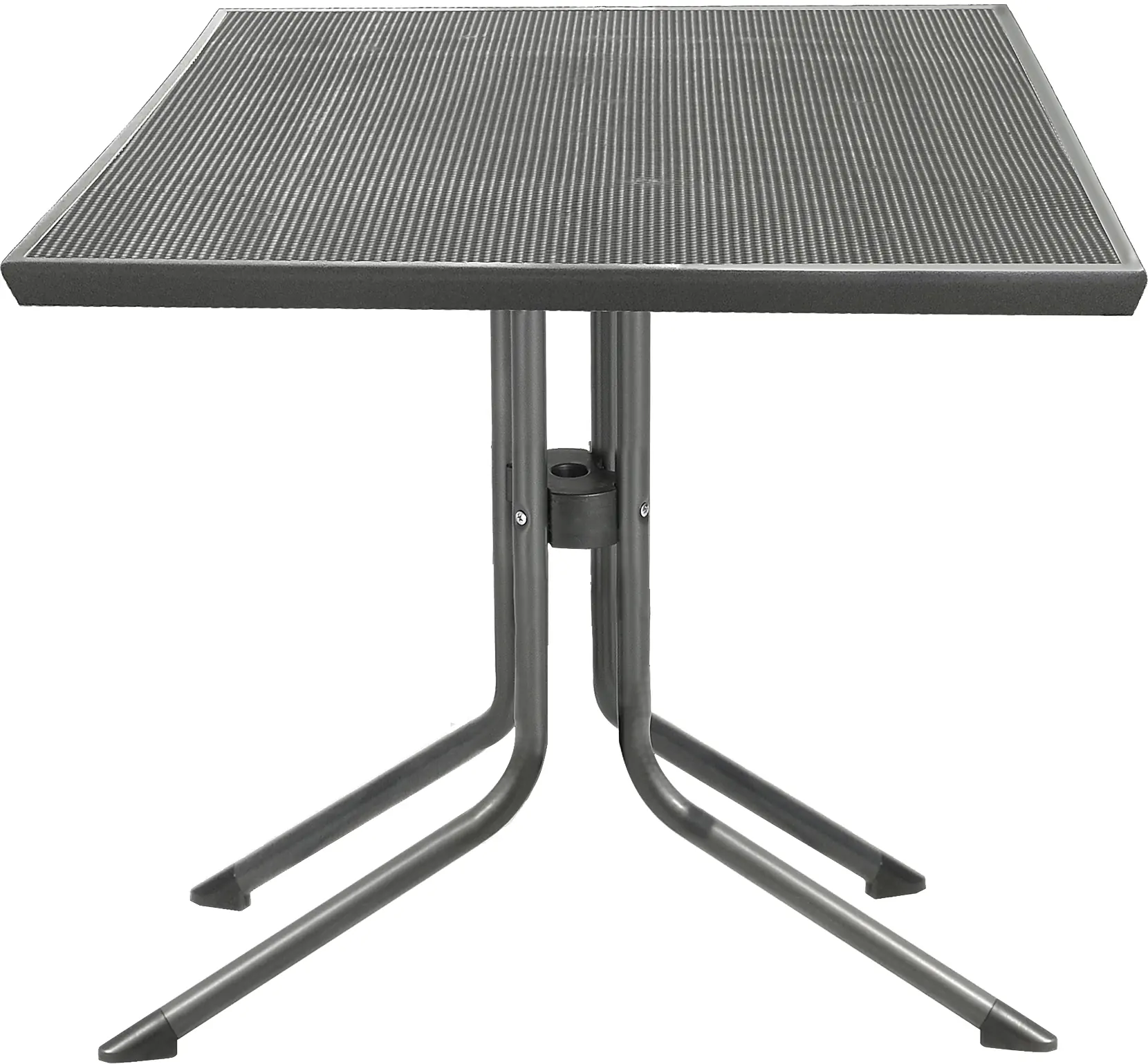 MFG Gartentisch wetterfest Stahl Mec-Mesh 80 x 80 cm 