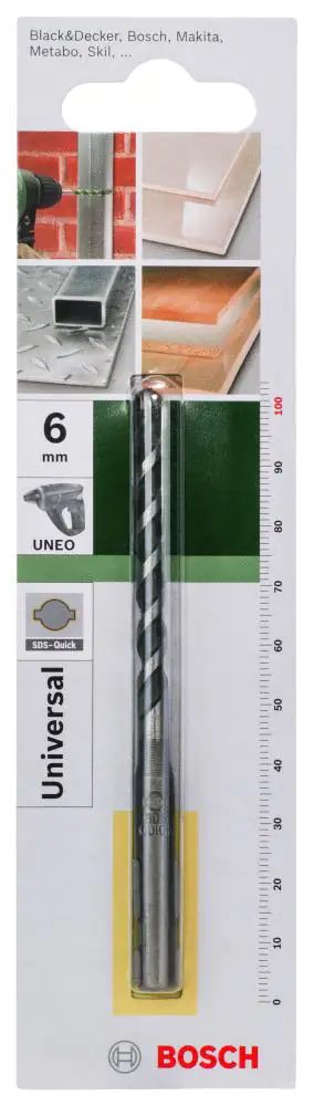 Bosch Mehrzweckbohrer Ø 6 mm, 100 mm, SDS Quick