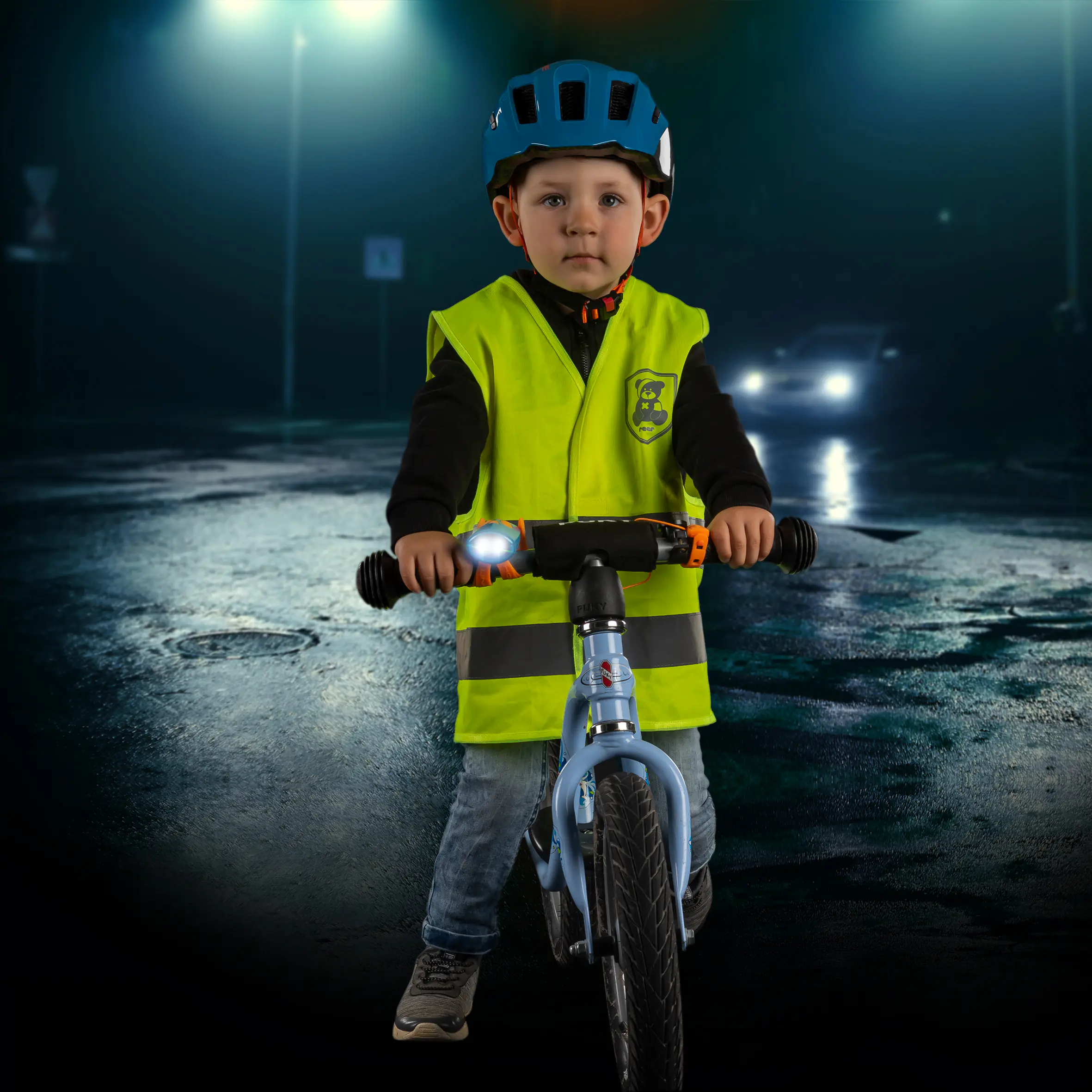 reer Warnweste für Kinder MyBuddyGuard 80-104 cm gelb