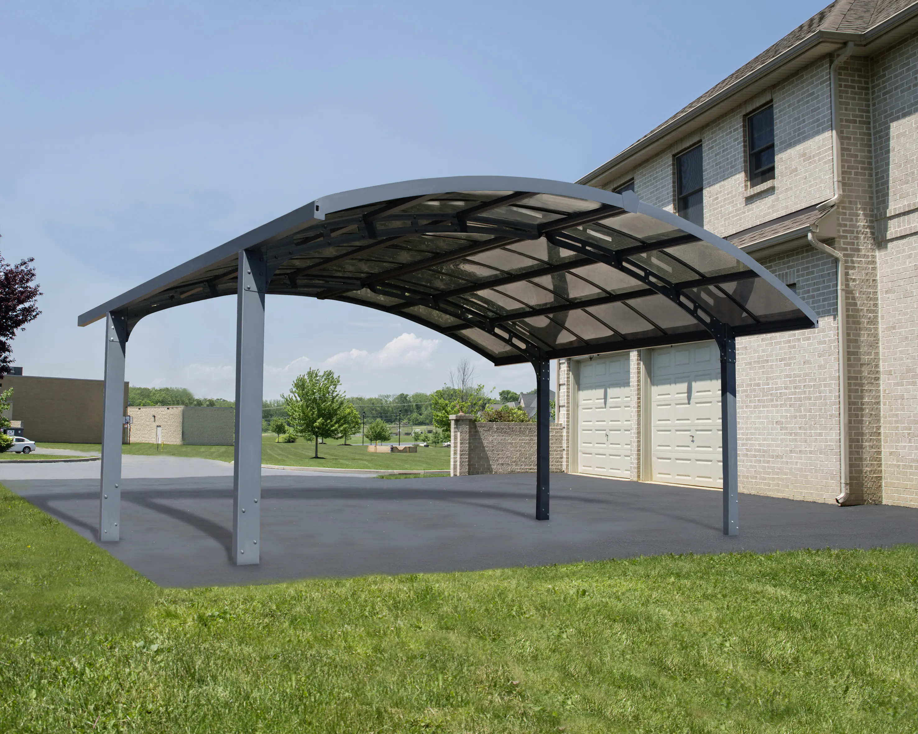 Canopia Doppel Carport Arizona Breeze  495 x 578 cm anthrazit