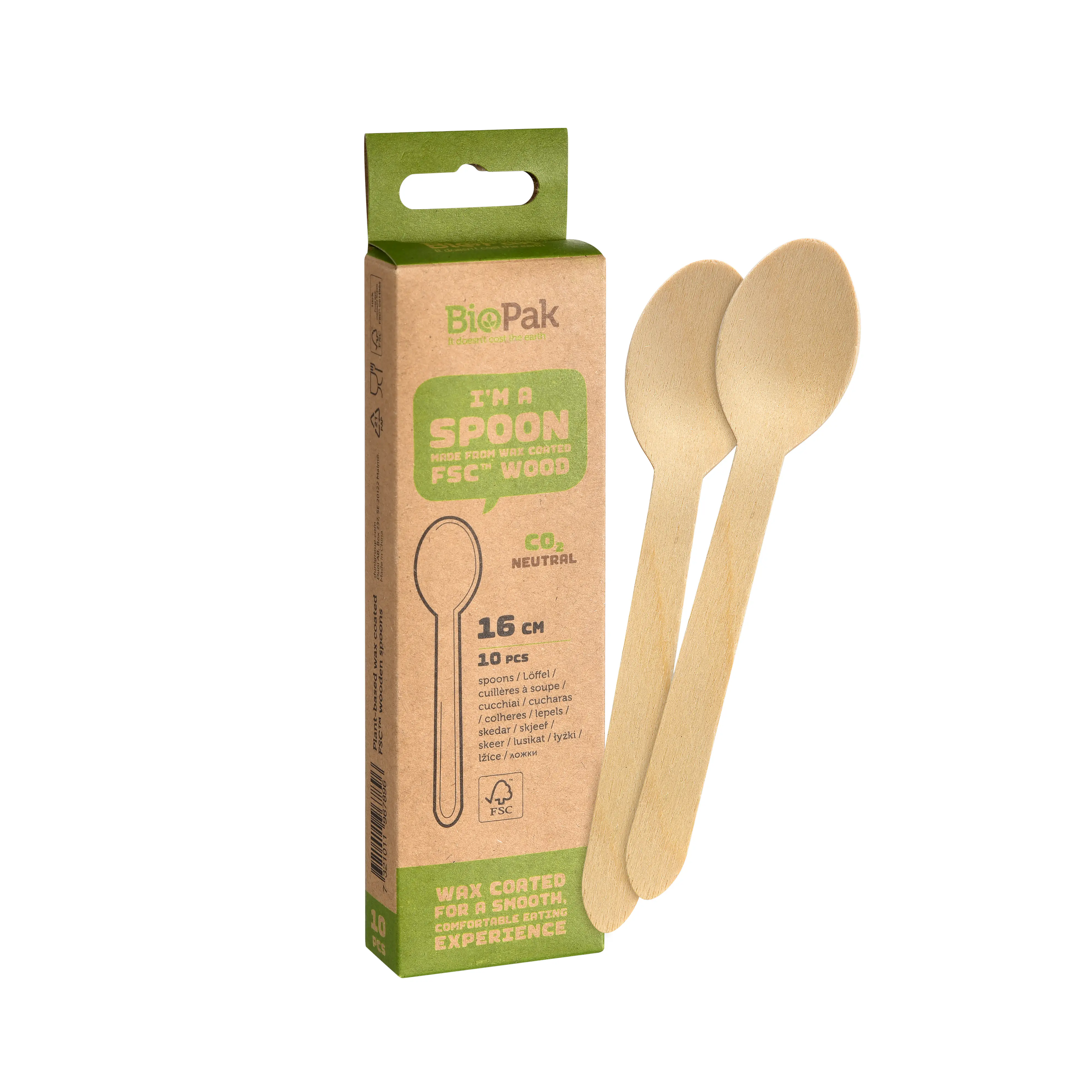 Duni Holzlöffel 16 cm - 10 Stück