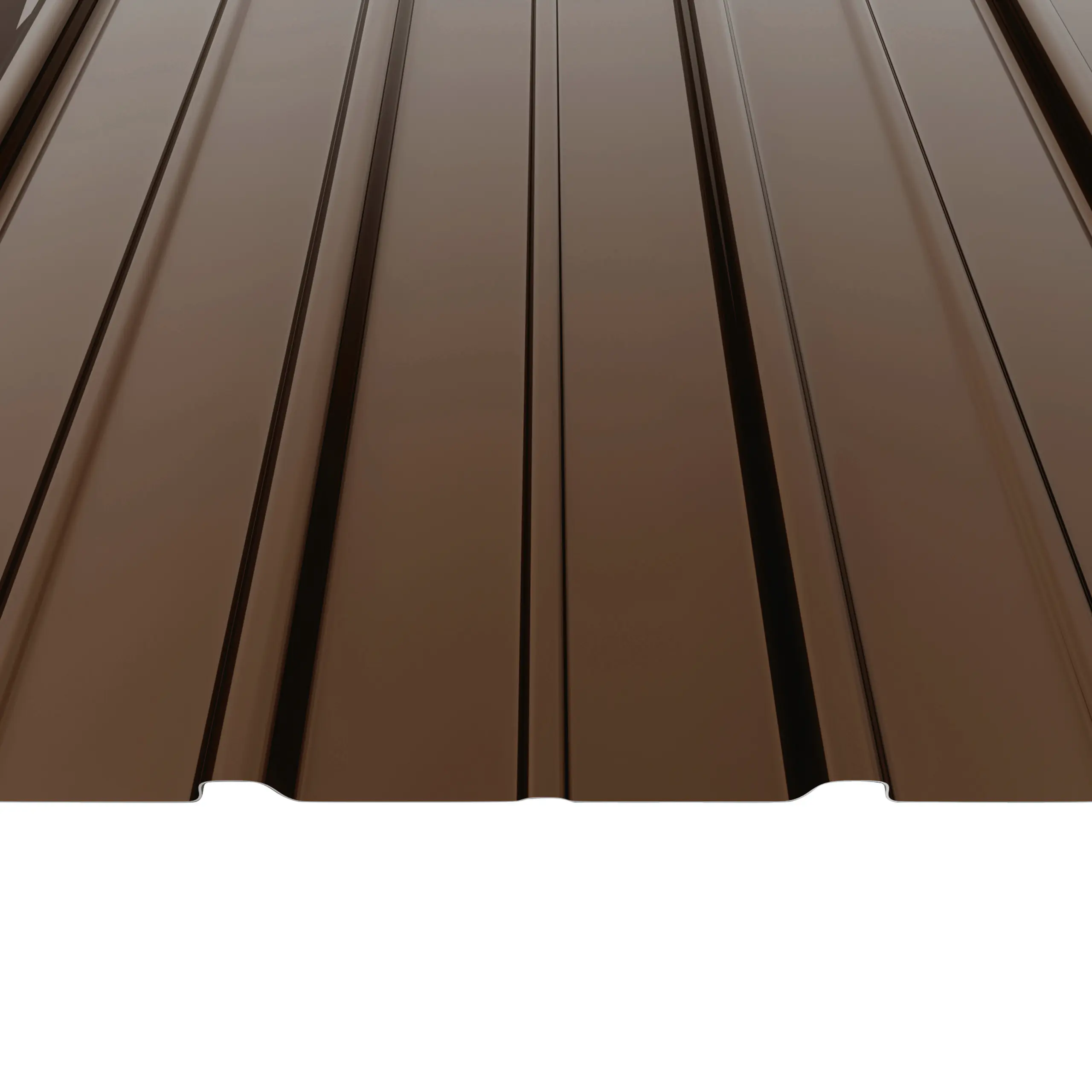 SMART Cover Set H12 Plus Trapez-Abdeckblech inkl. Schrauben Braun RAL 8017 12 Stück