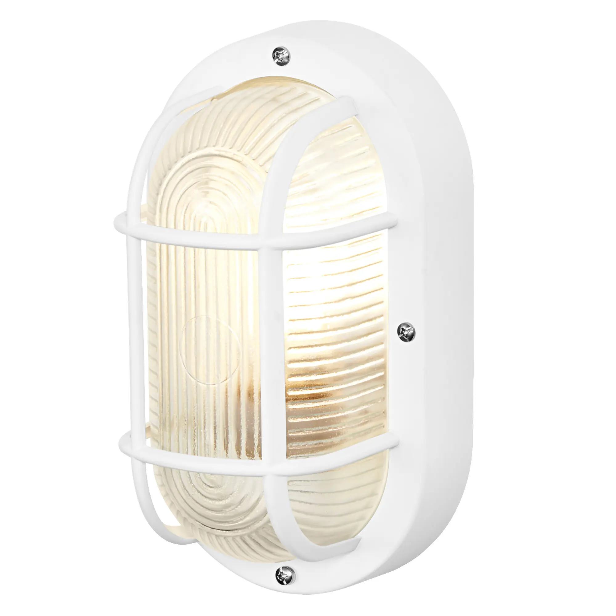 Osram LED Wandleuchte Bulkhead Essential Oval E27 weiß