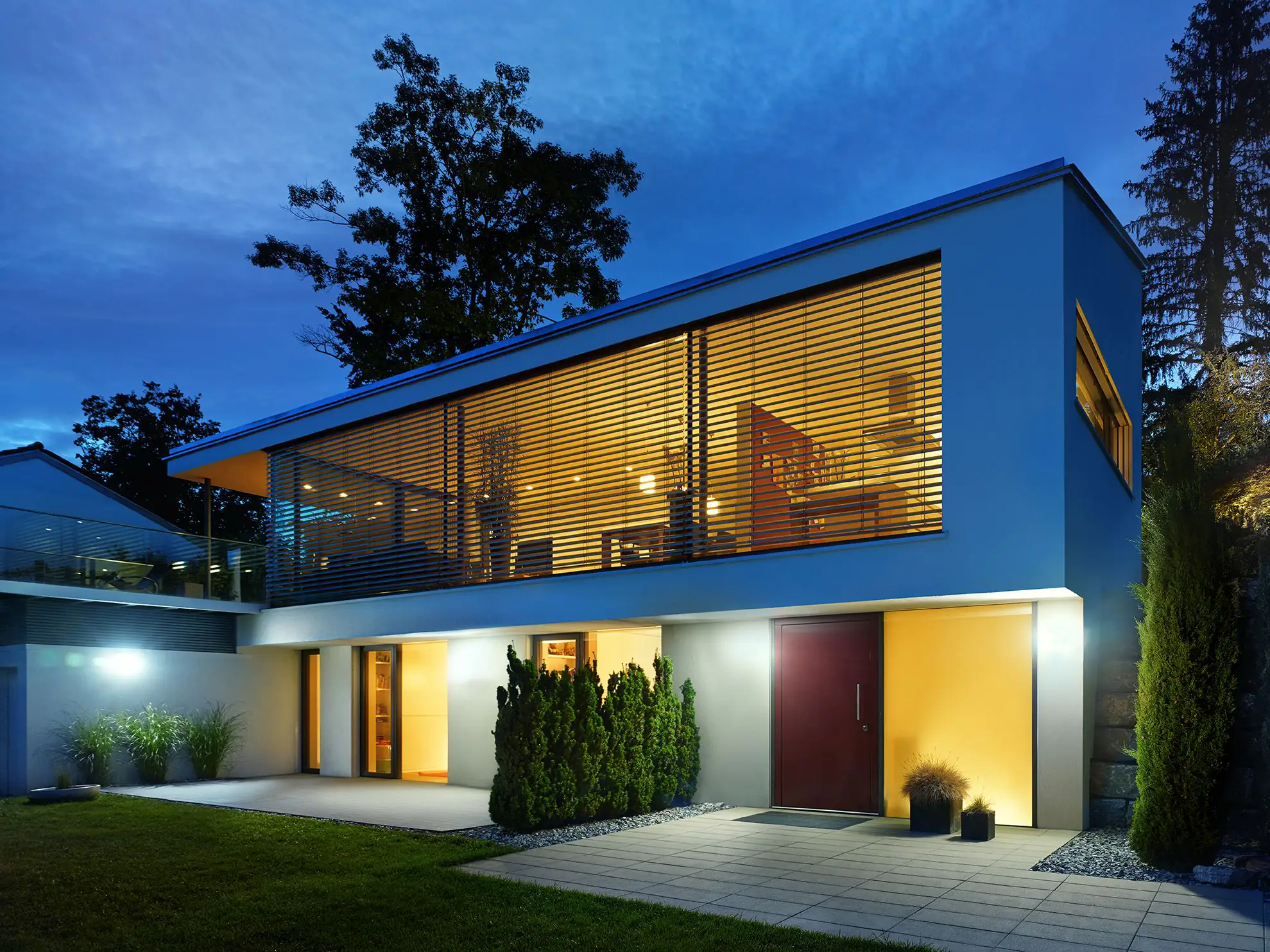 Steinel Strahler XLED Home curved S Anthrazit mit Bewegungsmelder, Sensor
