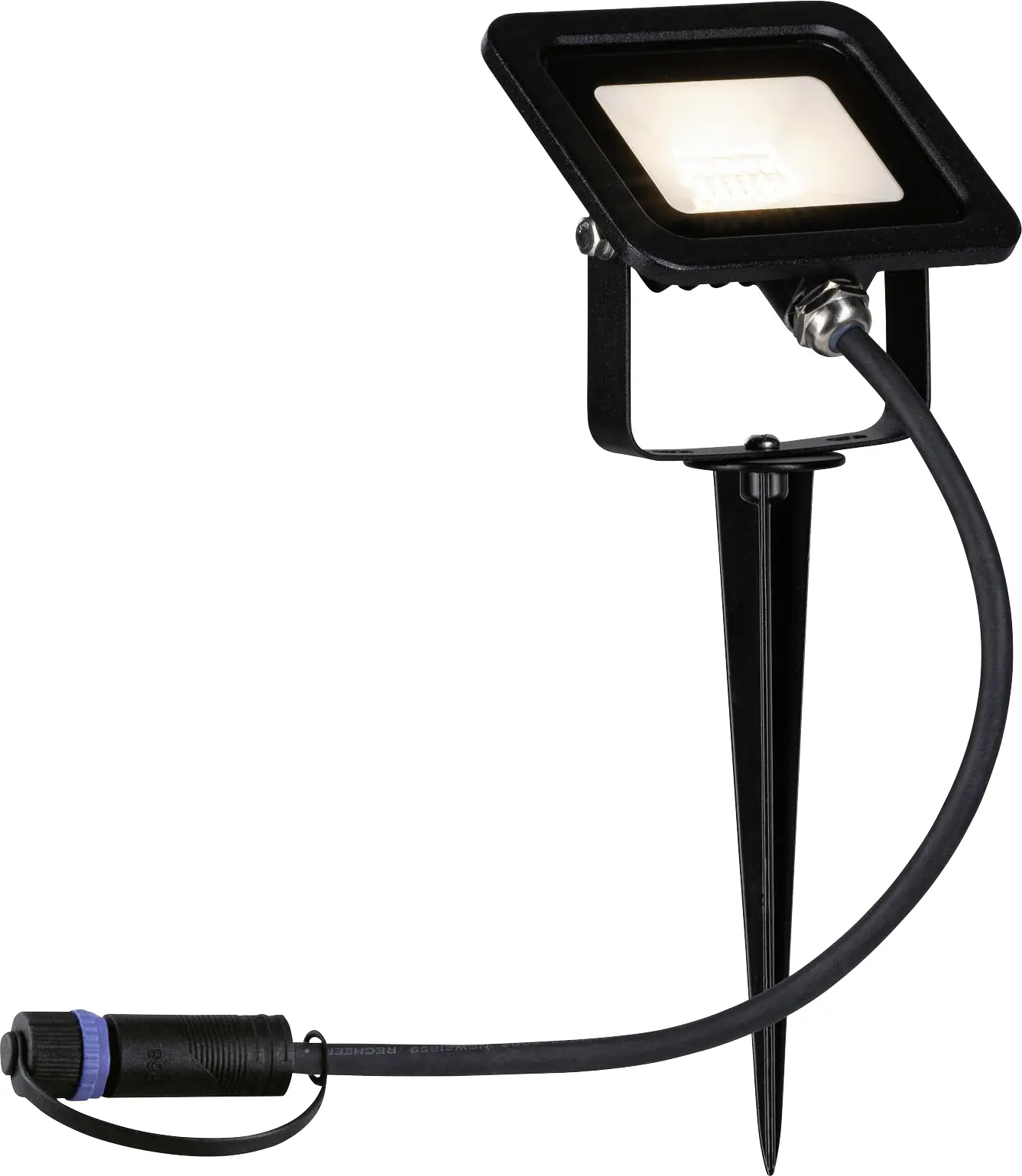 Paulmann Plug & Shine Erdspieß Flood Outdoor mit Erdspieß 10,3 cm warmweiß
