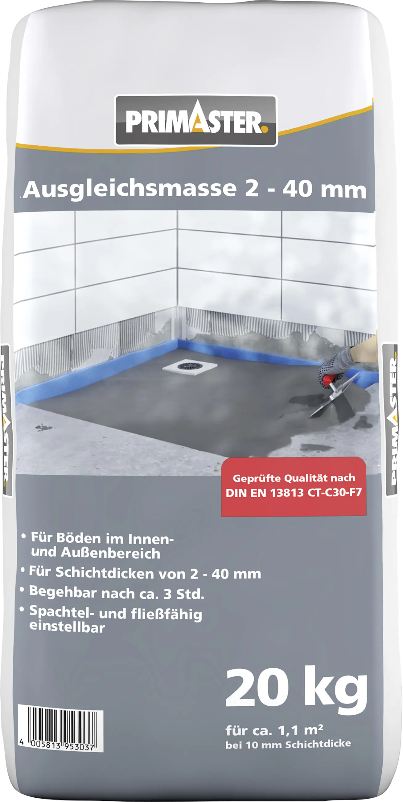 Primaster Ausgleichsmasse 20 kg, 2-40 mm