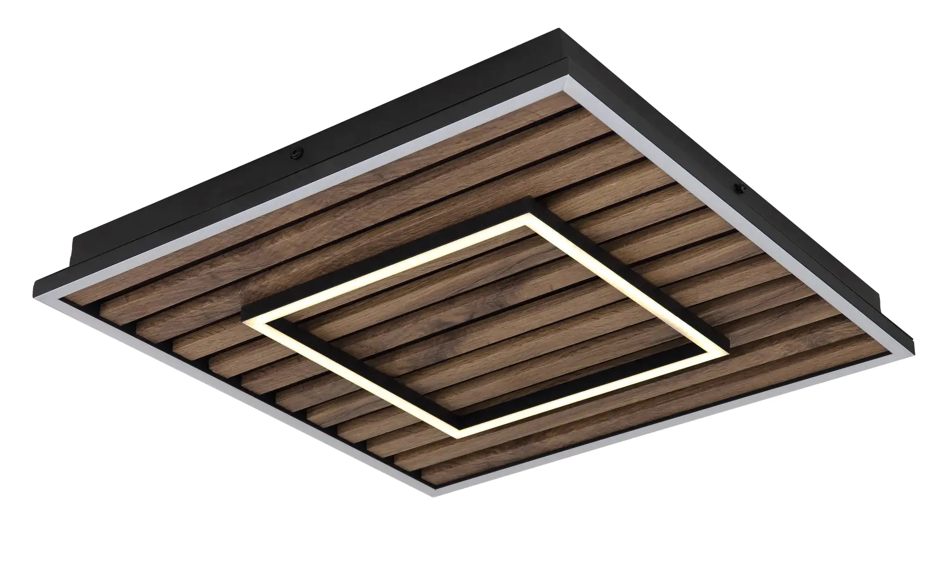 Globo LED Deckenleuchte Woody 45 cm warmweiß