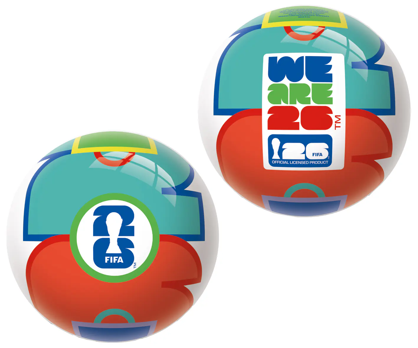 Happy People Fußball World Cup 2026 Mexiko Ø 23 cm, 105 g mehrfarbig