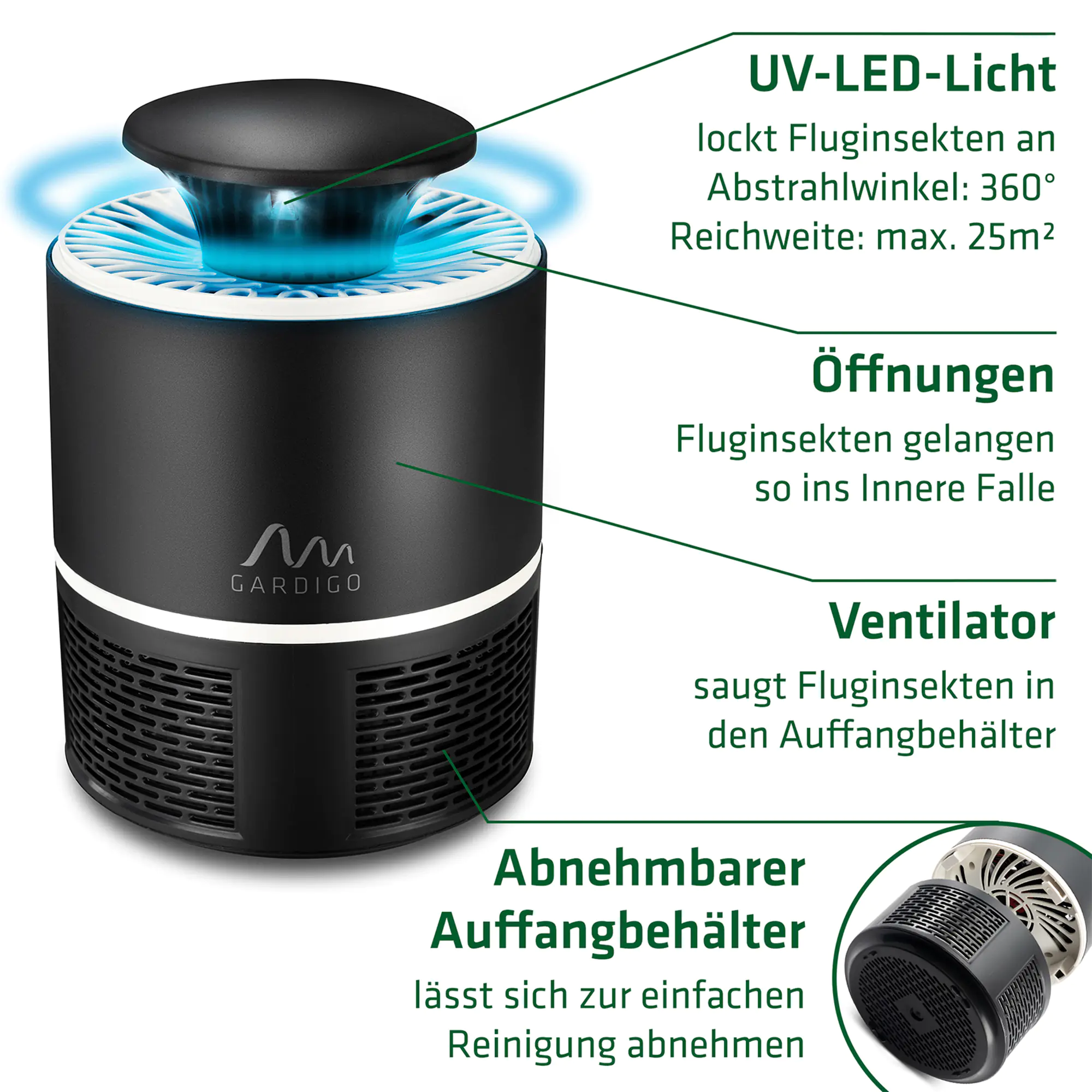 Gardigo USB-Insektenfalle 5 W