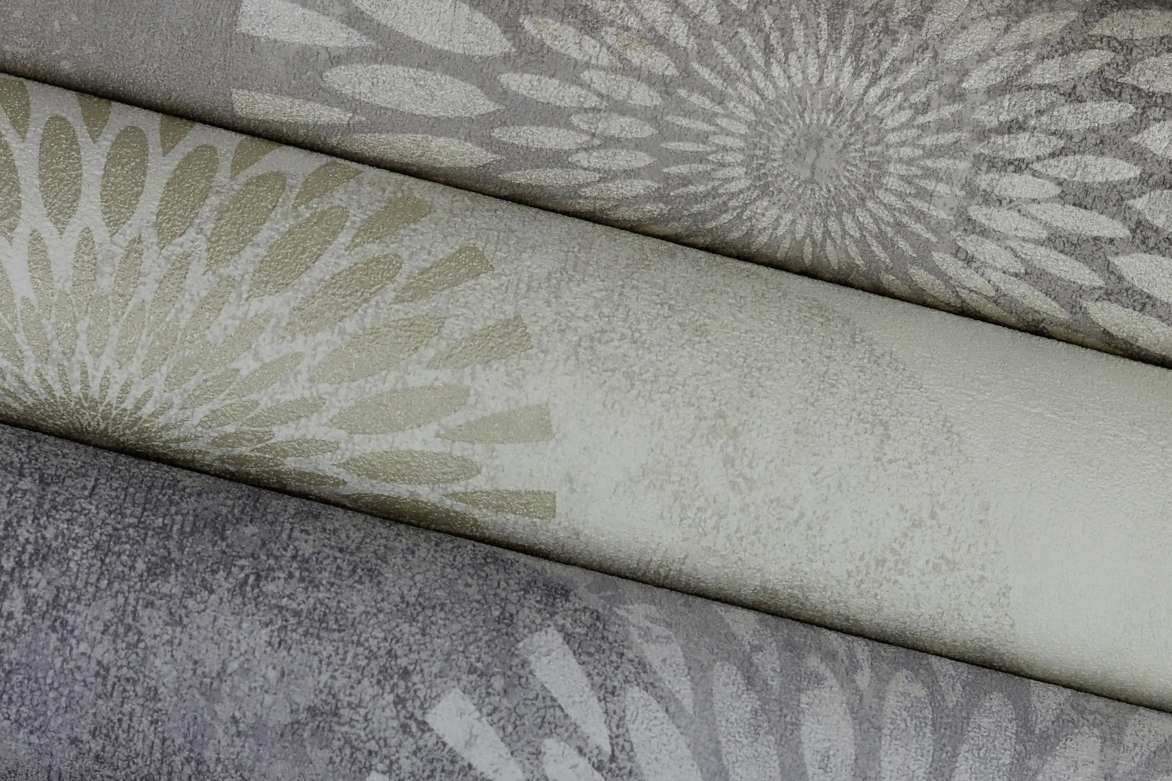 Rasch Vliestapete 651713 Kreise grau-beige 10,05 x 0,53 m 