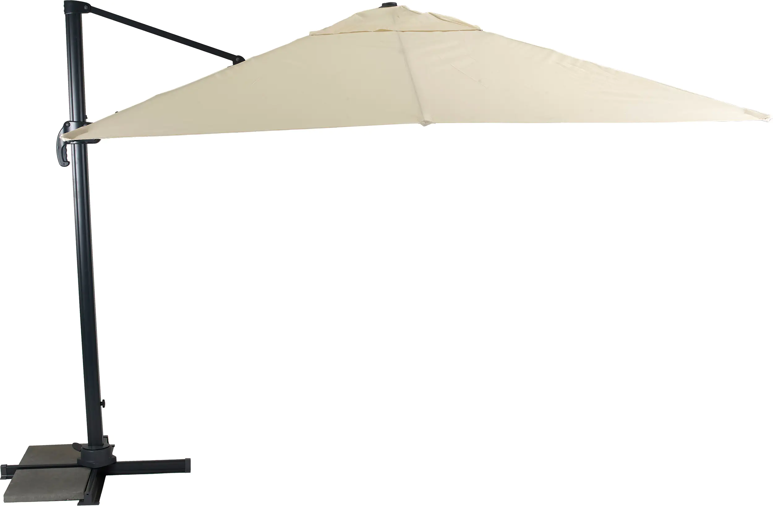 Primaster Ampelschirm Catania beige, 300 x 300 cm