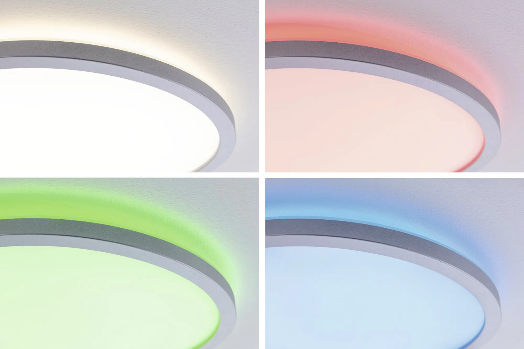 Paulmann LED Panel Atria Shine chrom-matt Ø 42 cm RGBW