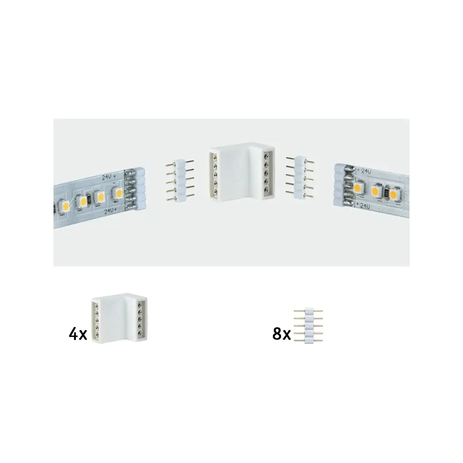 Paulmann MaxLED Edge-Connector weiß 4er Pack