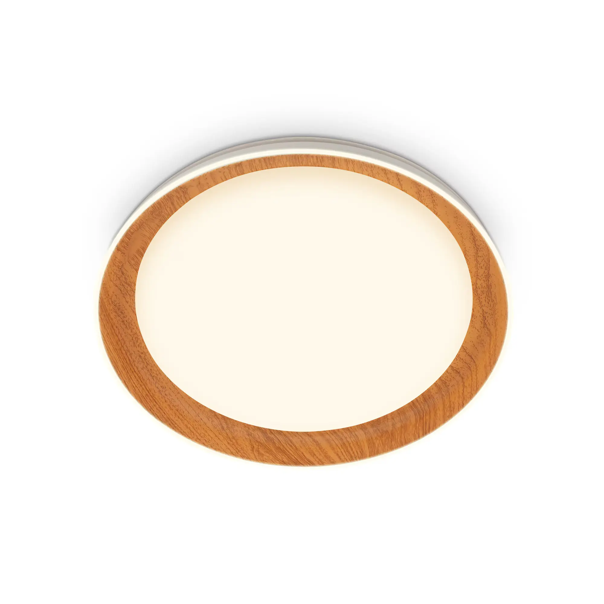 Di-Ka LED Deckenleuchte Frame 24W, 2600lm, 3000K, Holz, weiß