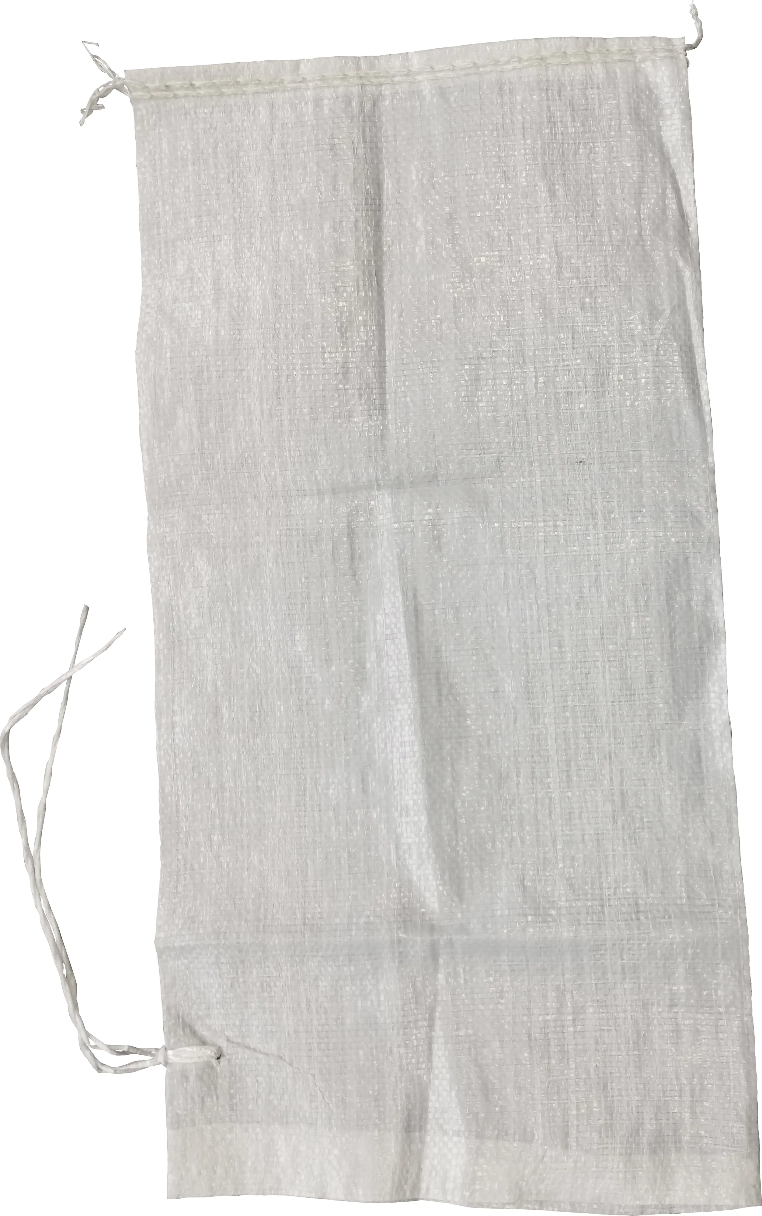 Gewebesack Sandsack 60 x 30 cm weiß mit Band zum Verschließen