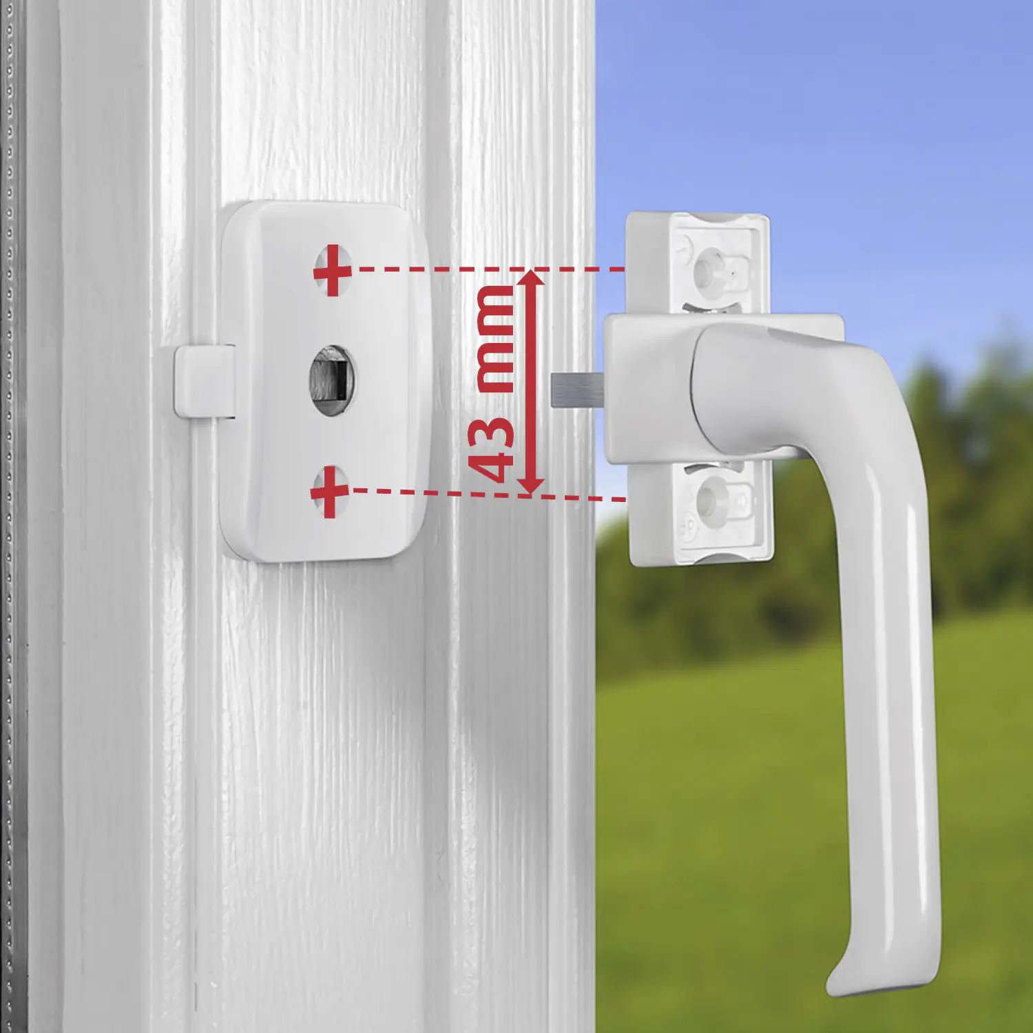 Reer Fenstersicherung WinLock weiß