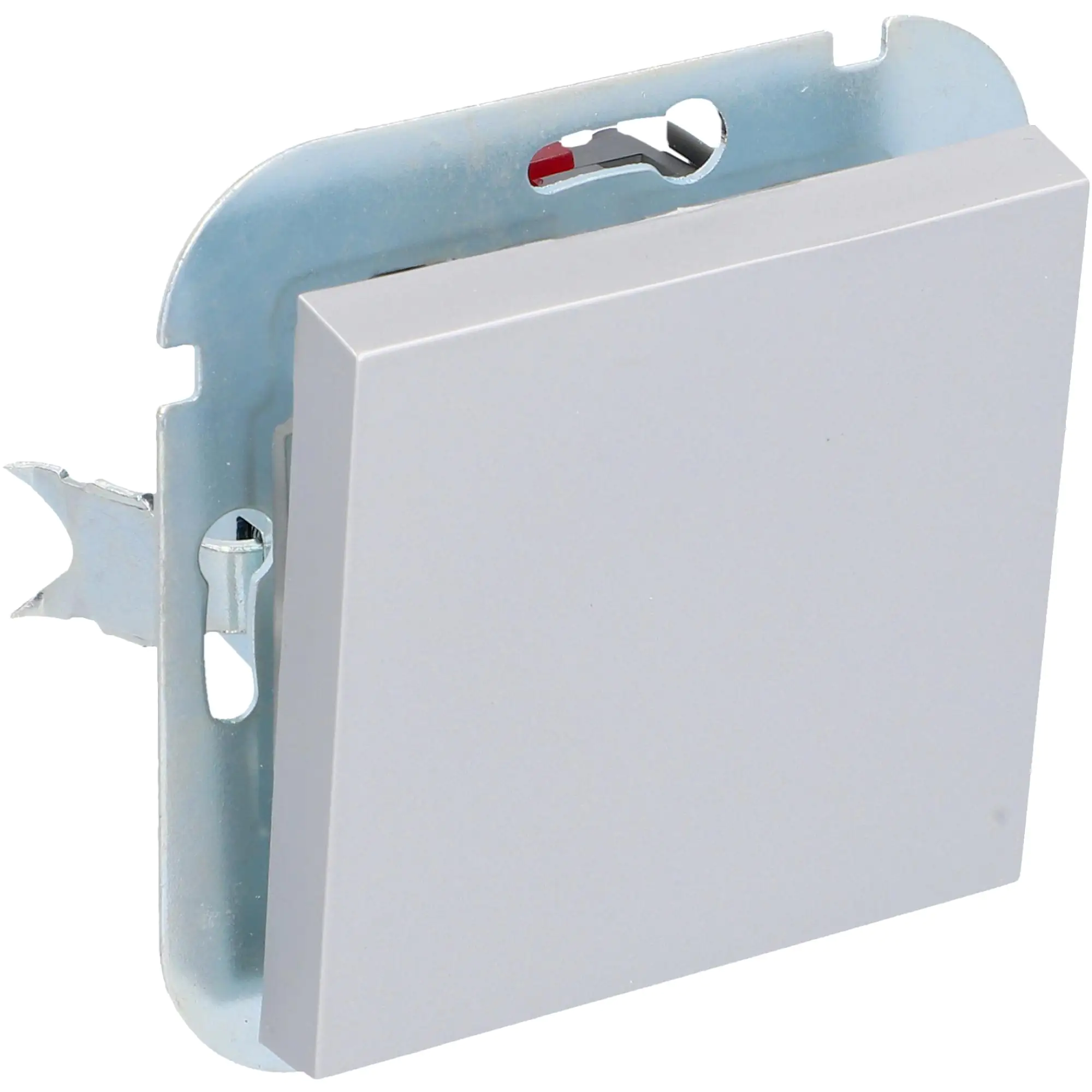 Unitec Aus-Wechselschalter mit Wippe silber, Serie Melbourne