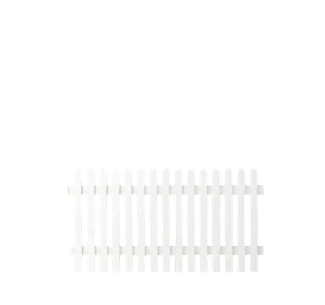 Plus Vorgartenzaun Skagen 150 x 80 cm weiß