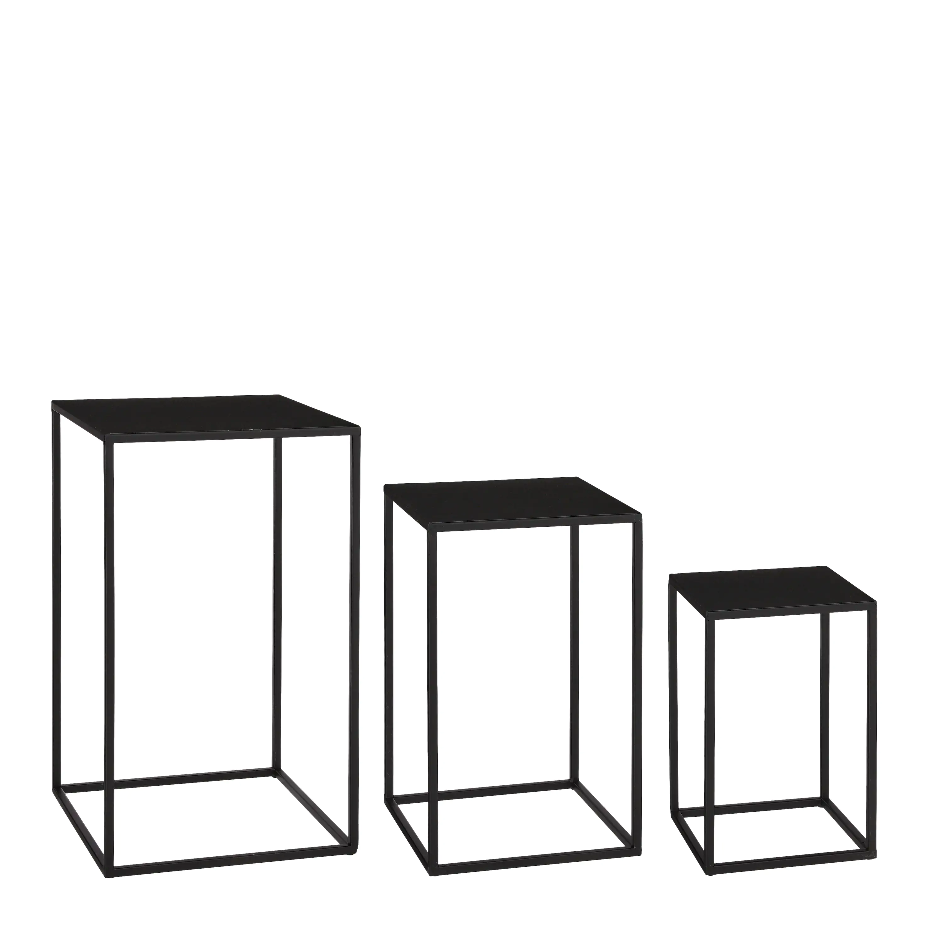 Mica Beistelltisch Quinty Ø 30 x H 50 cm schwarz