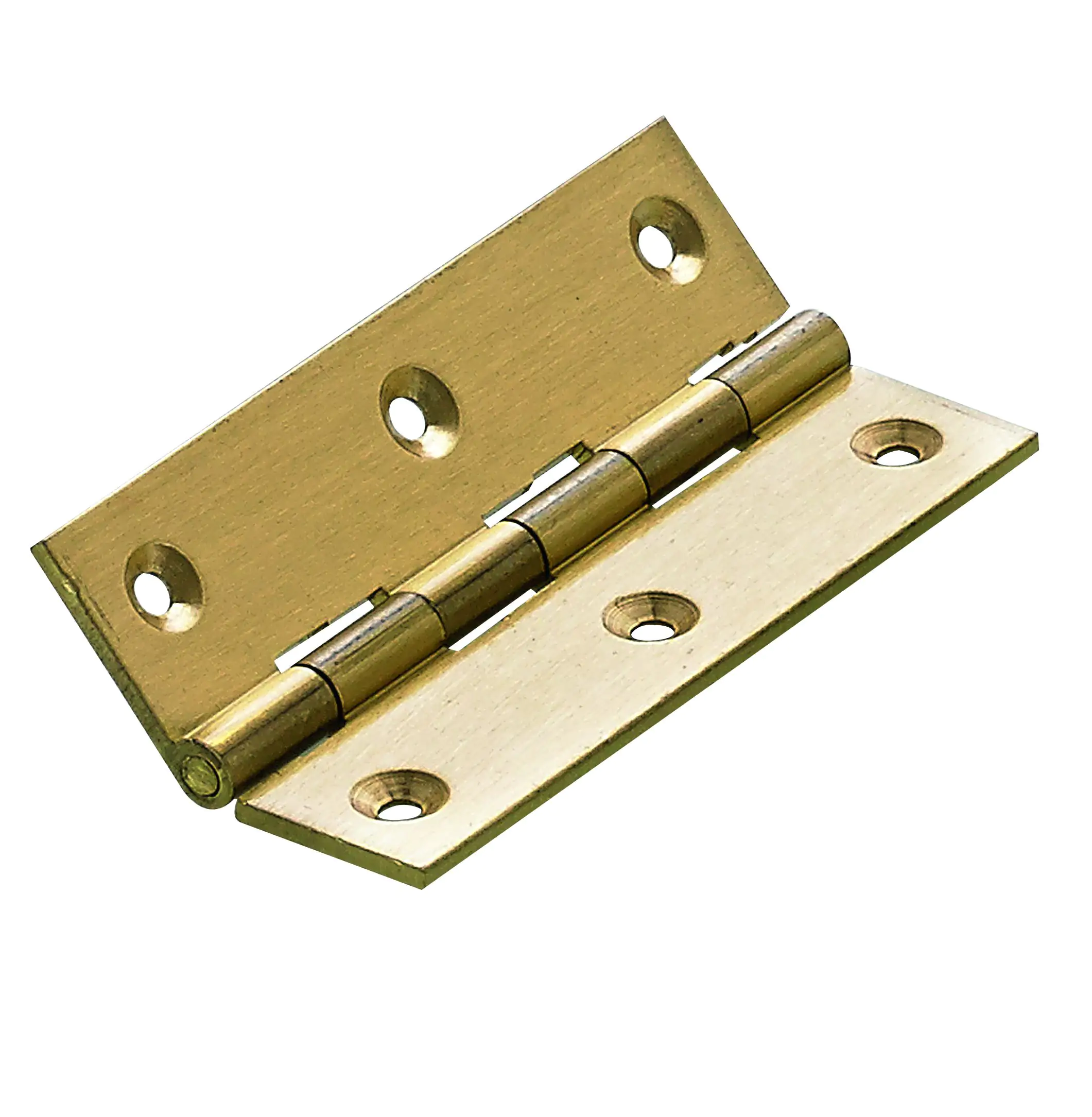 Hettich Schmales Scharnier Messing, matt, 70 x 35 mm