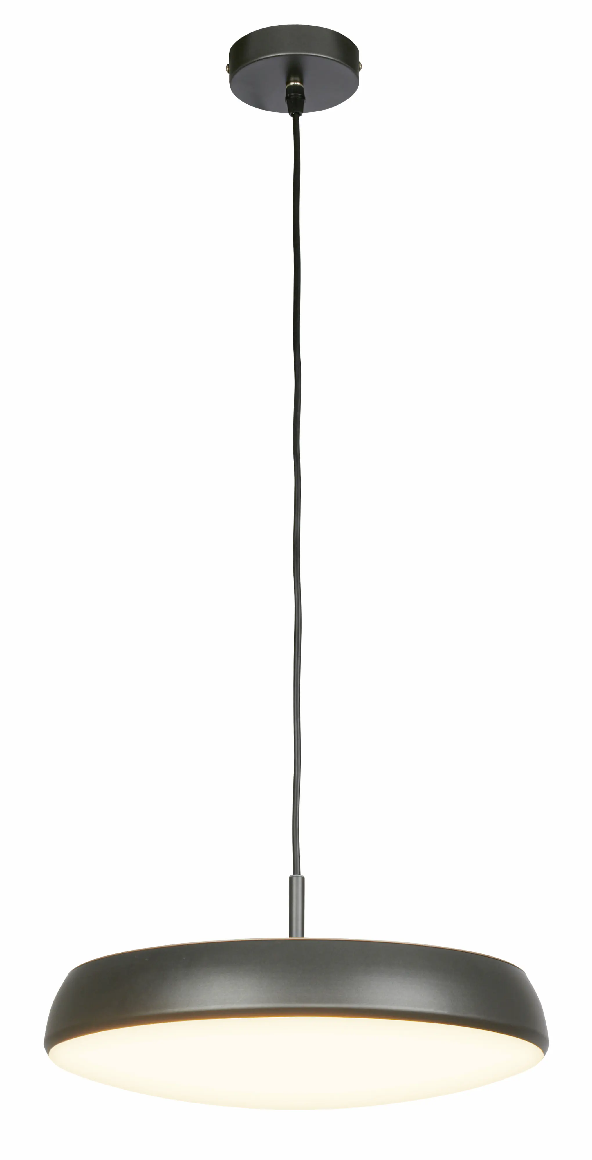 Briloner LED-Pendelleuchte Nala Ø 35 cm anthrazit warmweiß