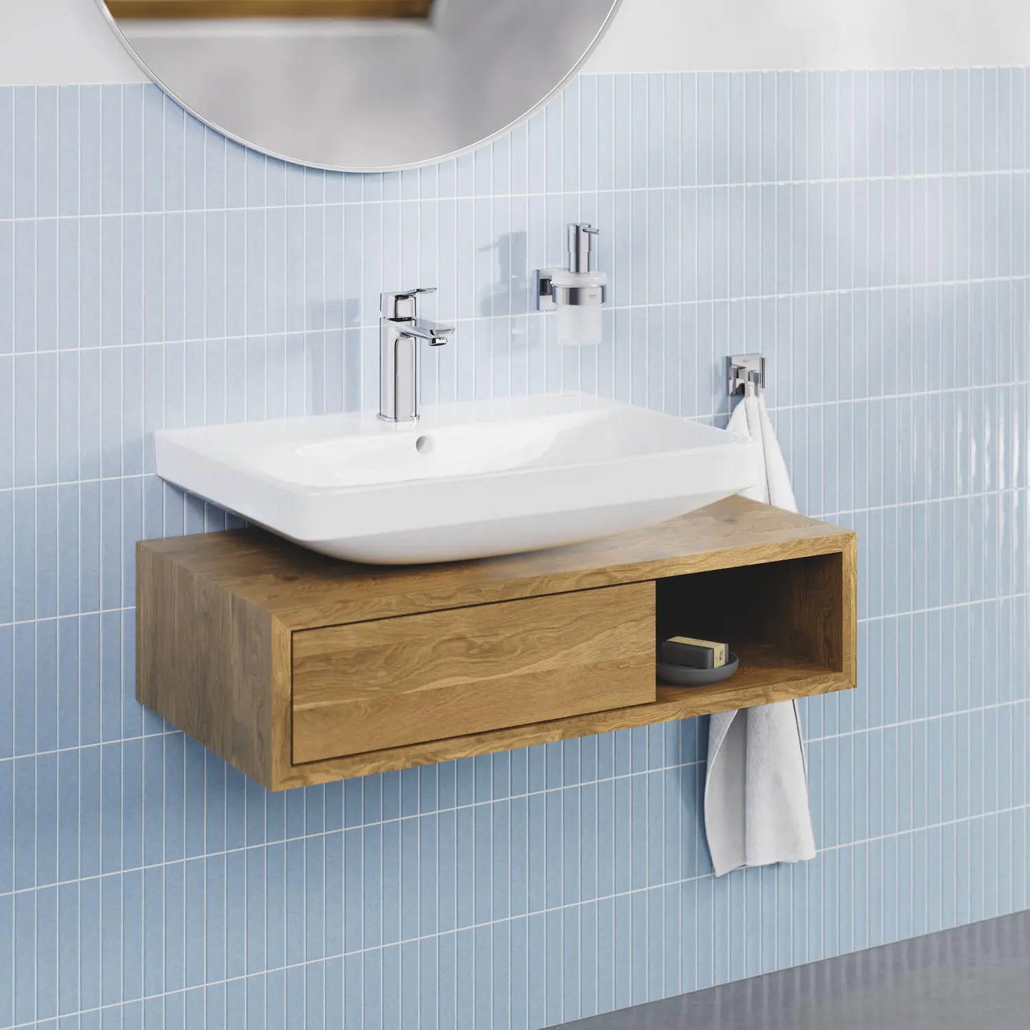 Grohe Quickfix Waschtischarmatur Dice M verchromt