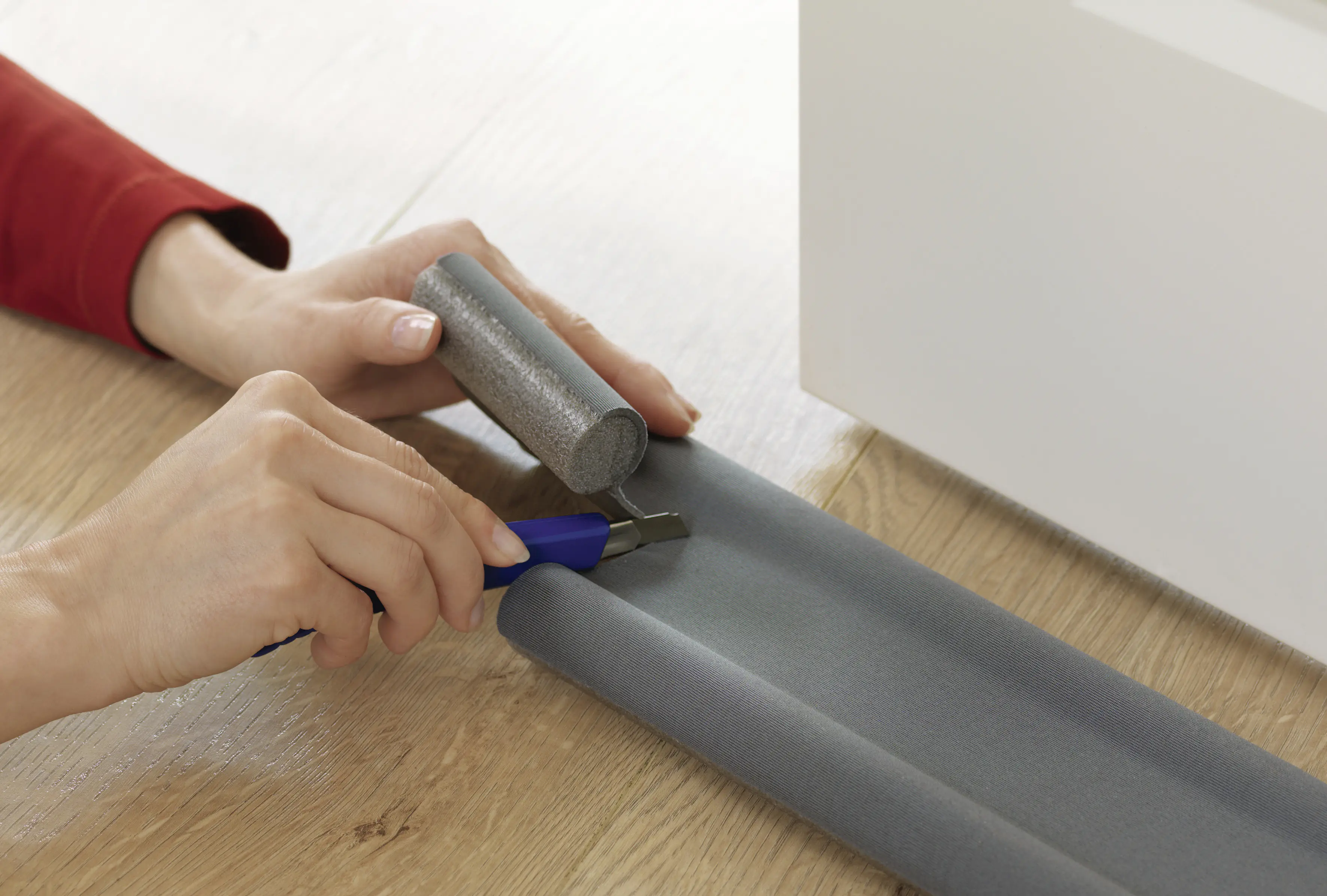 tesa Insulation Türbodendoppeldichtung grau, 95 cm x 25 mm