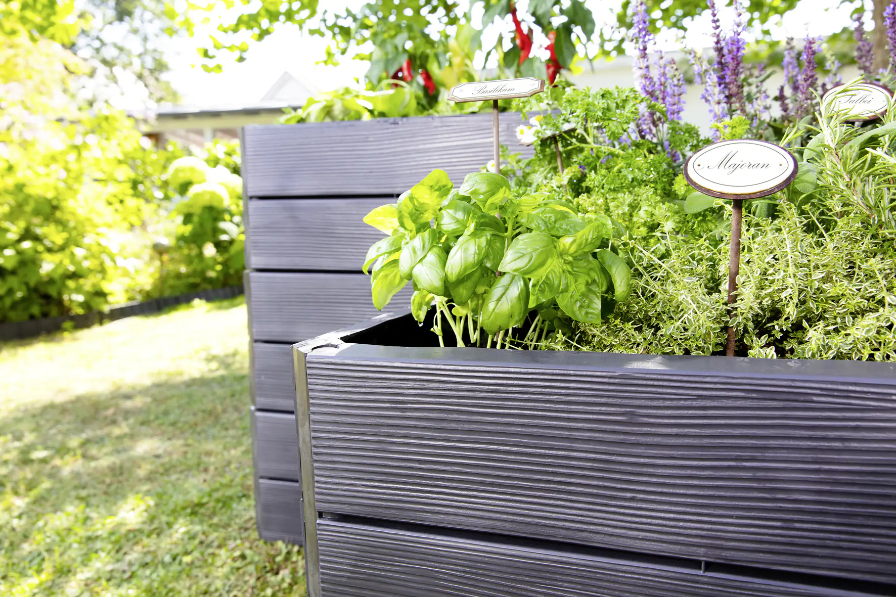 Garantia Hochbeet Ergo Vario 3, wood, Flora Wassersystem