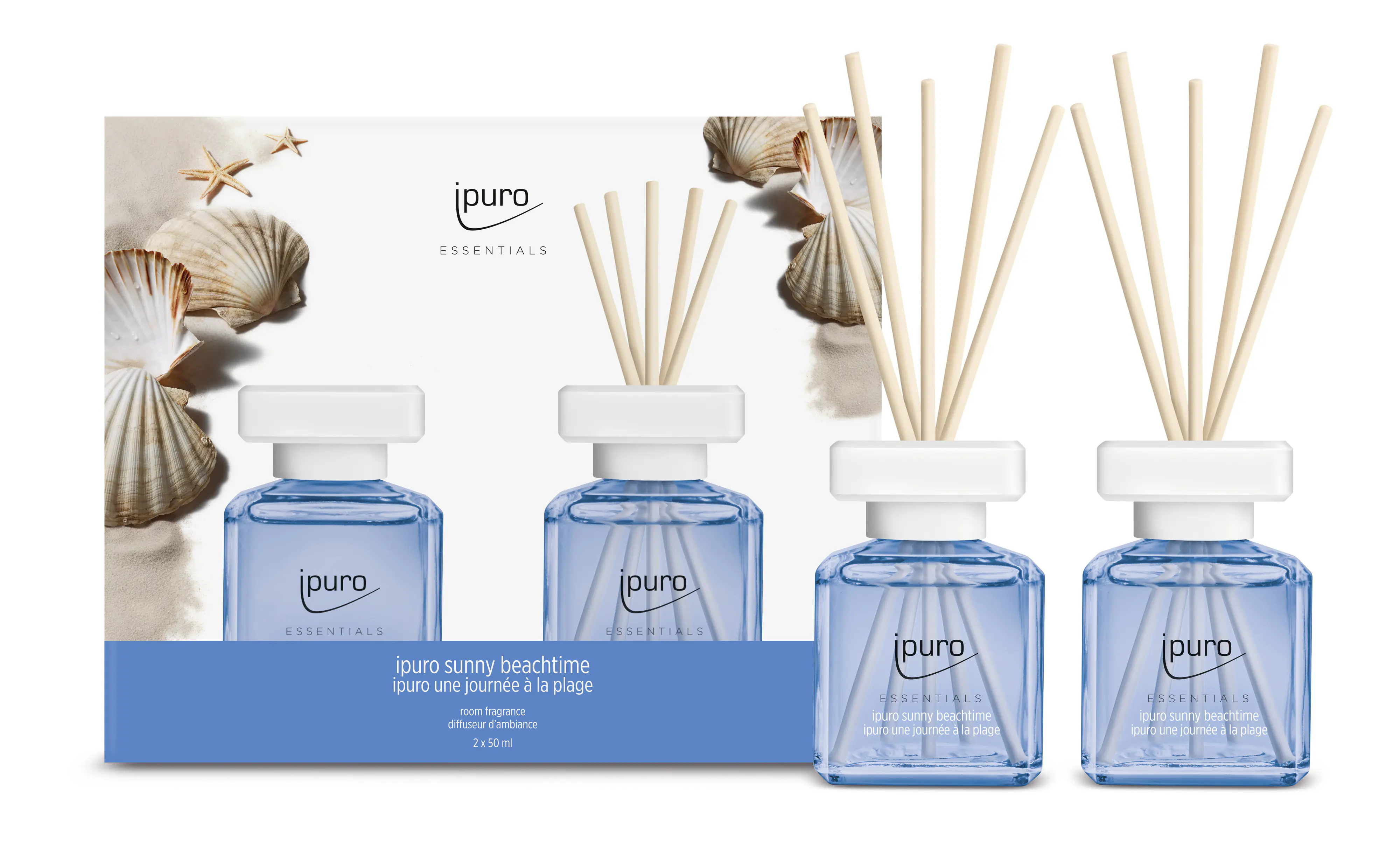 ipuro Raumduft Essentials sunny beachtime 2 x 50 ml