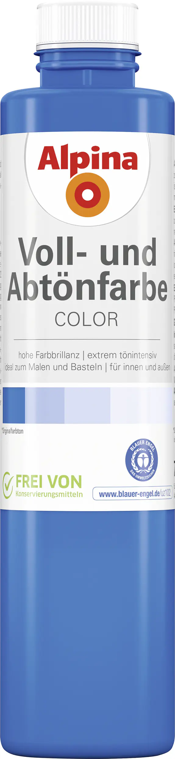 Alpina Color Abtönfarbe royal blue seidenmatt 750 ml 