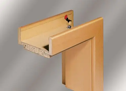 Borne Zarge Dekor Buche 86 cm DIN links