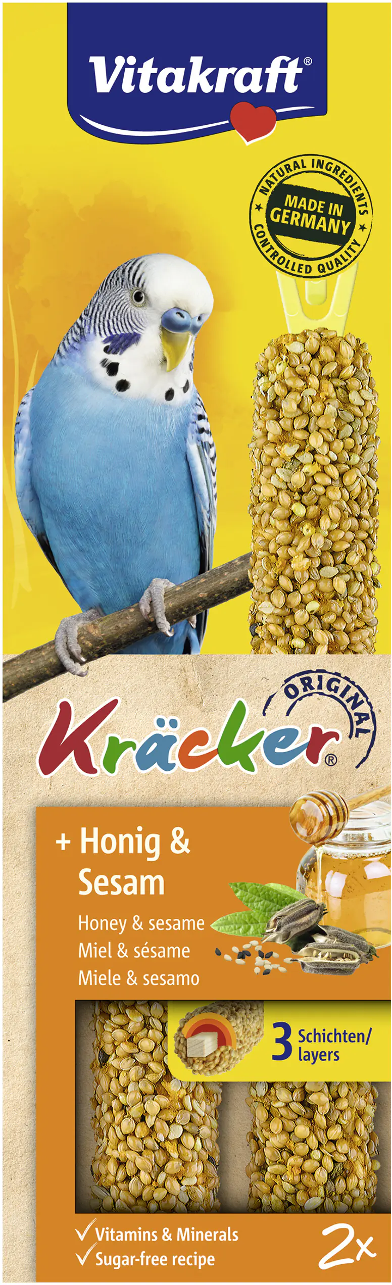 Vitakraft Kräcker® Honig & Sesam 2 Stück / 60 g