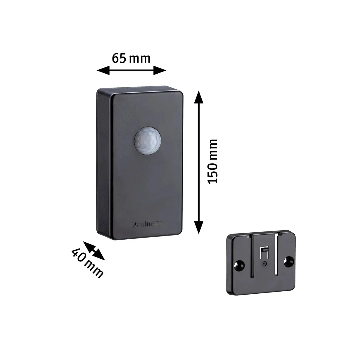 Paulmann Funksteuerung ZigBee Plug & Shine mit Dämmerungssensor & Bewegungsmelder anthrazit