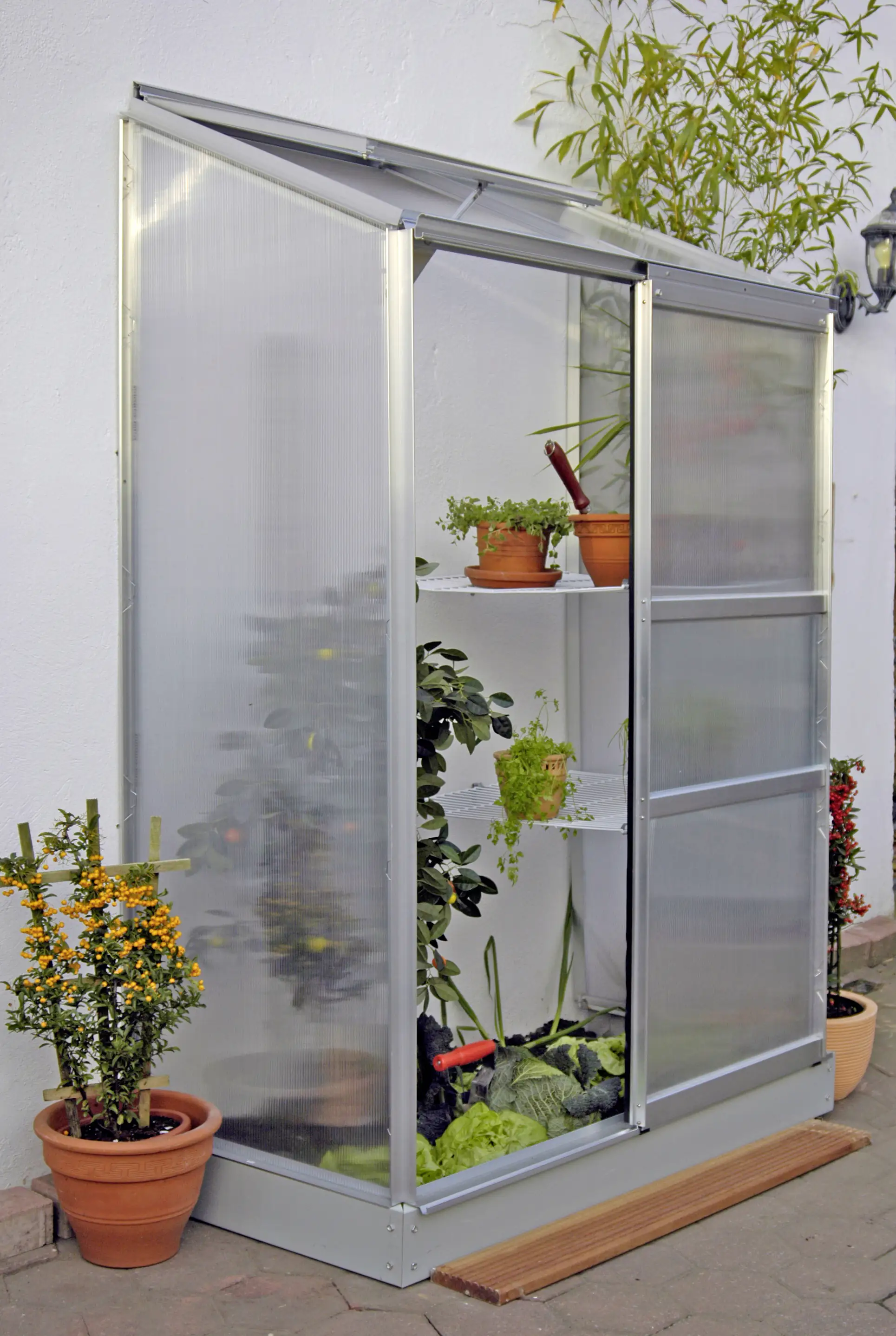 Vitavia Anlehngewächshaus Styx 900 65 x 130 cm 4 mm HPK