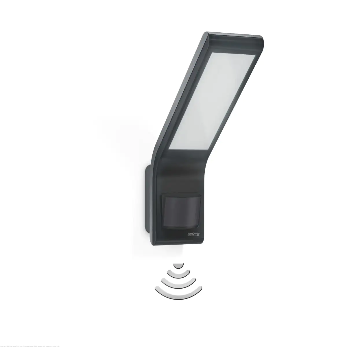 Steinel Strahler XLED Home slim S Anthrazit mit Bewegungsmelder, Sensor