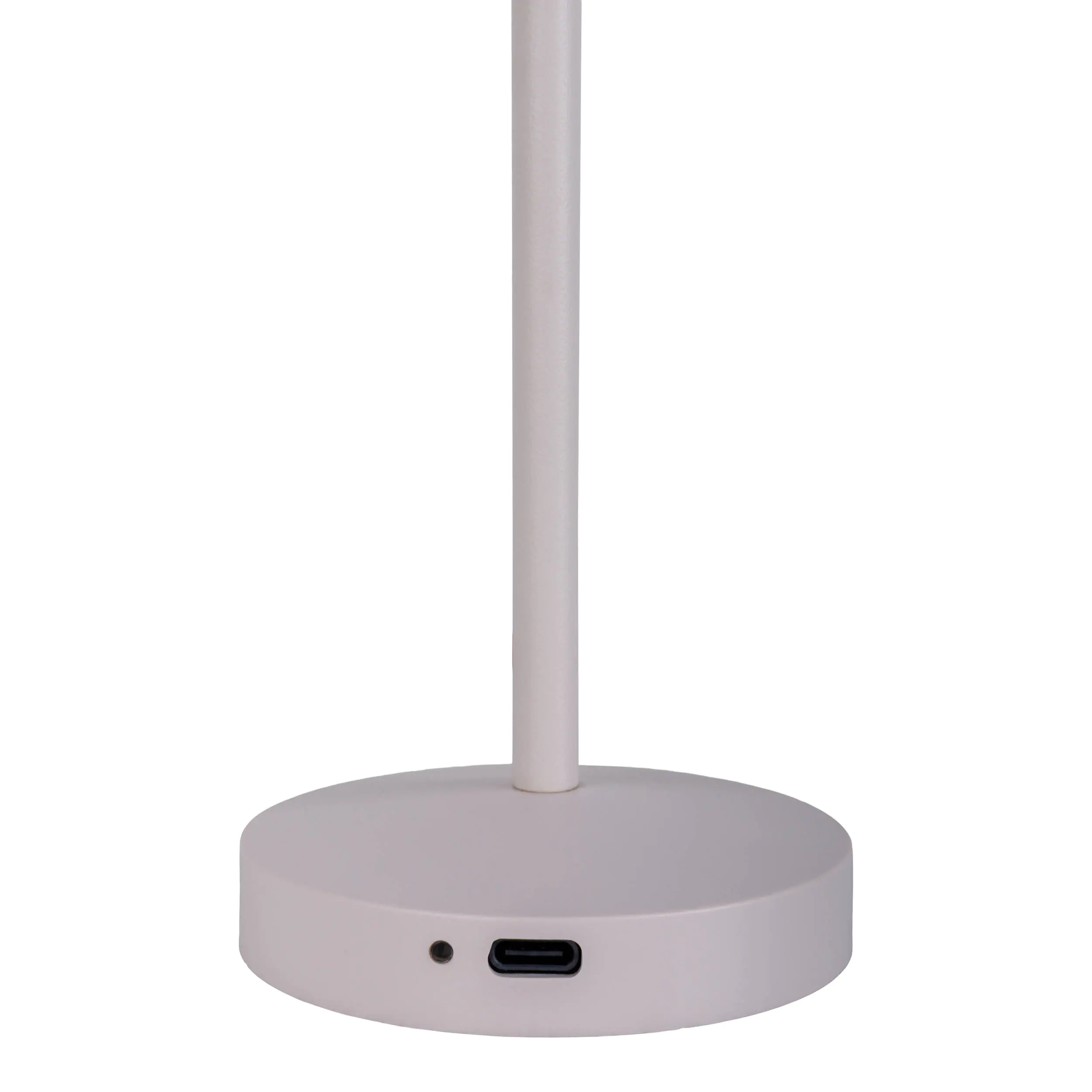 Light & More LED Akku-Tischleuchte Gomba weiß dimmbar 