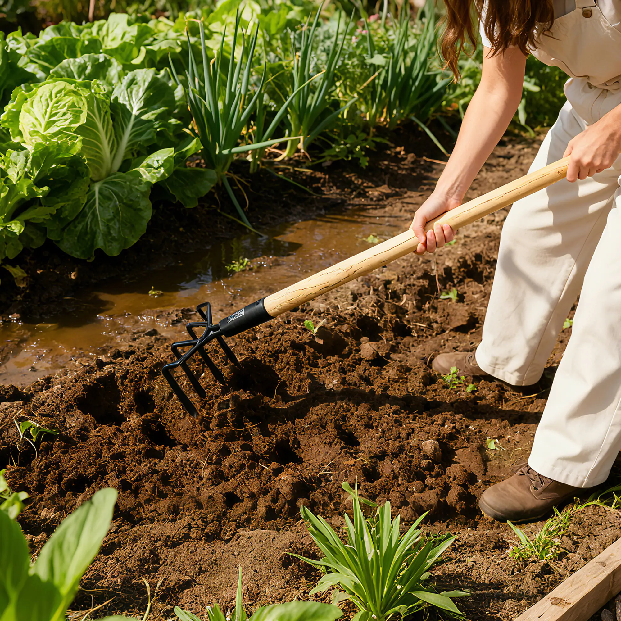 Primaster Gartenhacke 4 Zinken 13,5 x 9 cm      