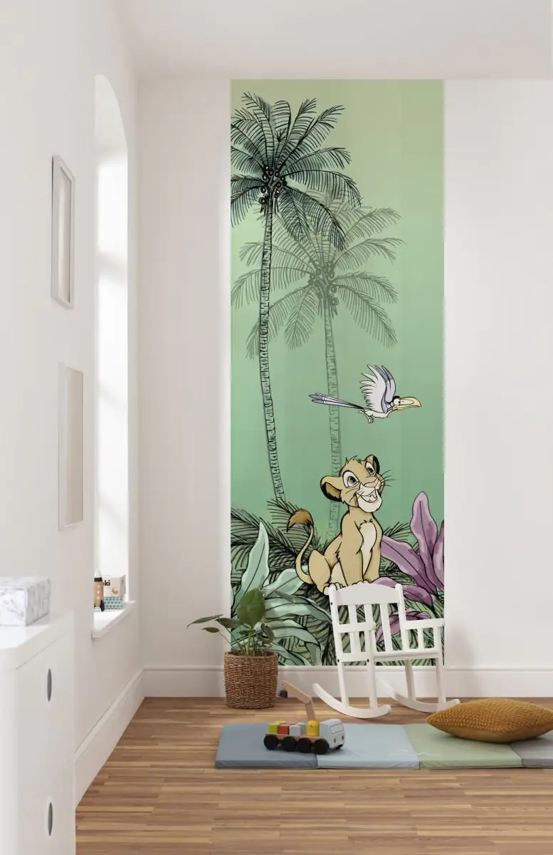 Komar Vlies Fototapete Jungle Simba 100 x 280 cm 