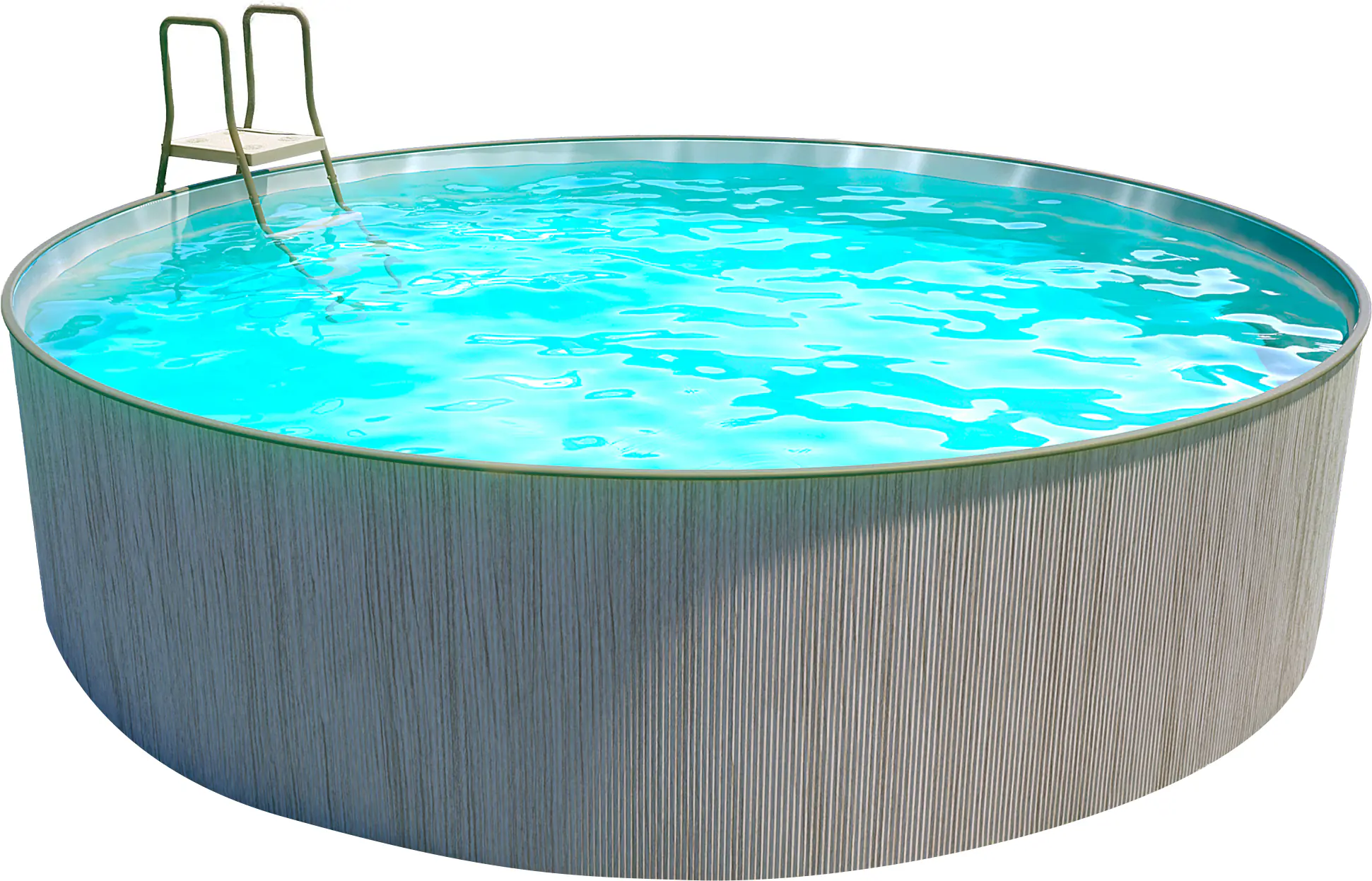 Steinbach Stahlwandpool New Splasher Secure grau Ø 3,50 x 0,90 m