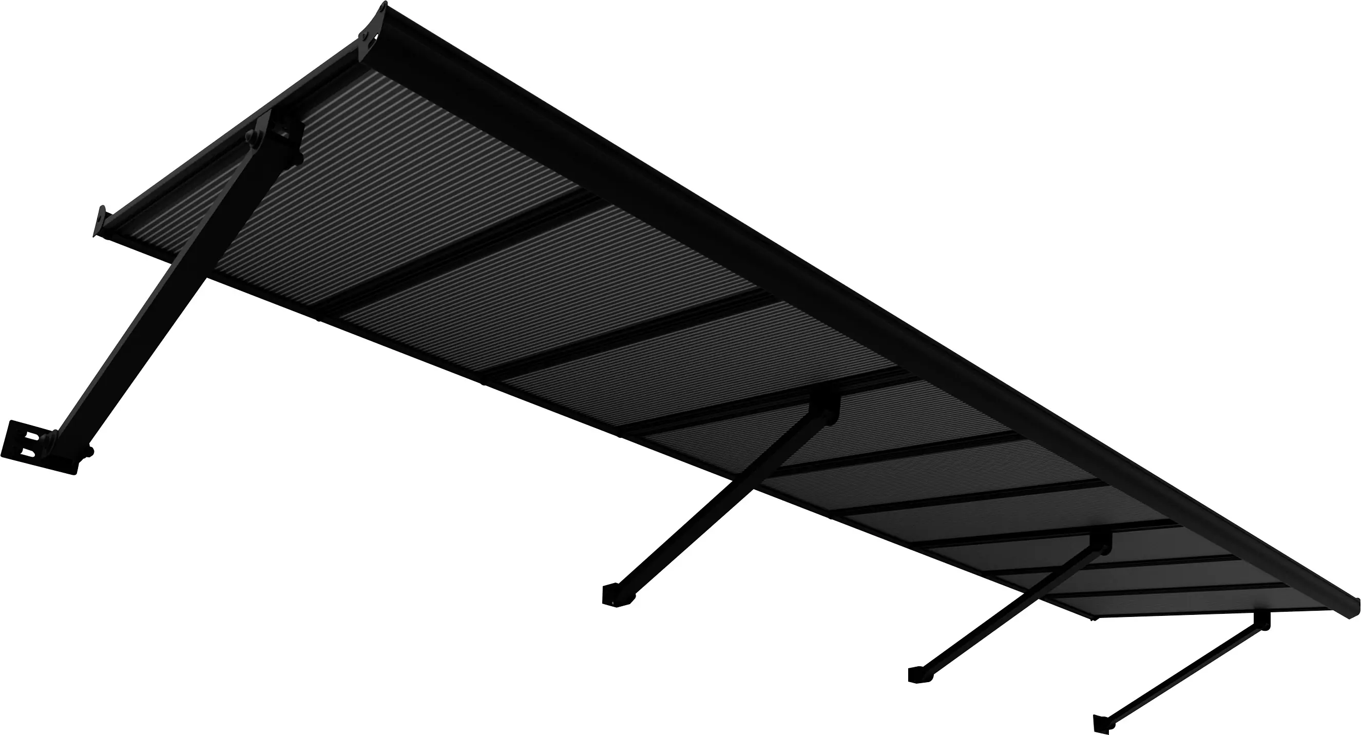 Canopia Vordach Augustine 333 x 90,5 cm grau 