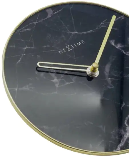 Nextime Tisch- Wanduhr Marble Table Ø 20 cm