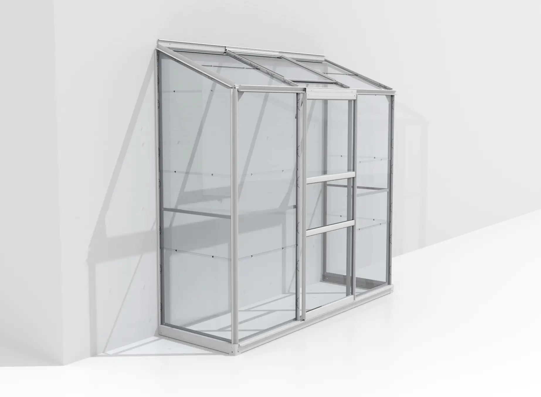 Vitavia Anlehngewächshaus Styx 900 65 x 130 cm 3 mm ESG