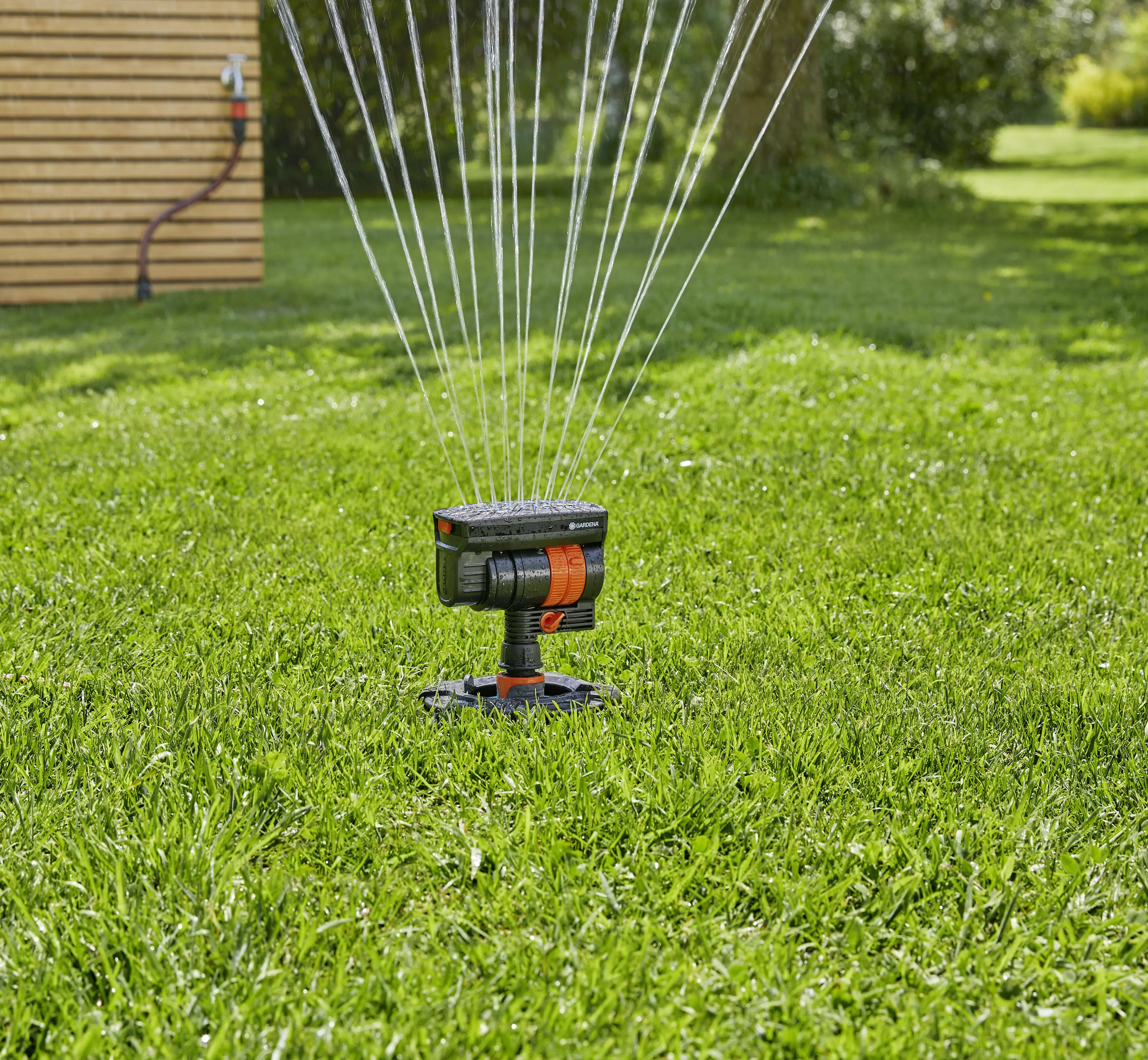 Gardena Start-Set Pipeline mit Viereckregner 3/4"-Innengewinde
