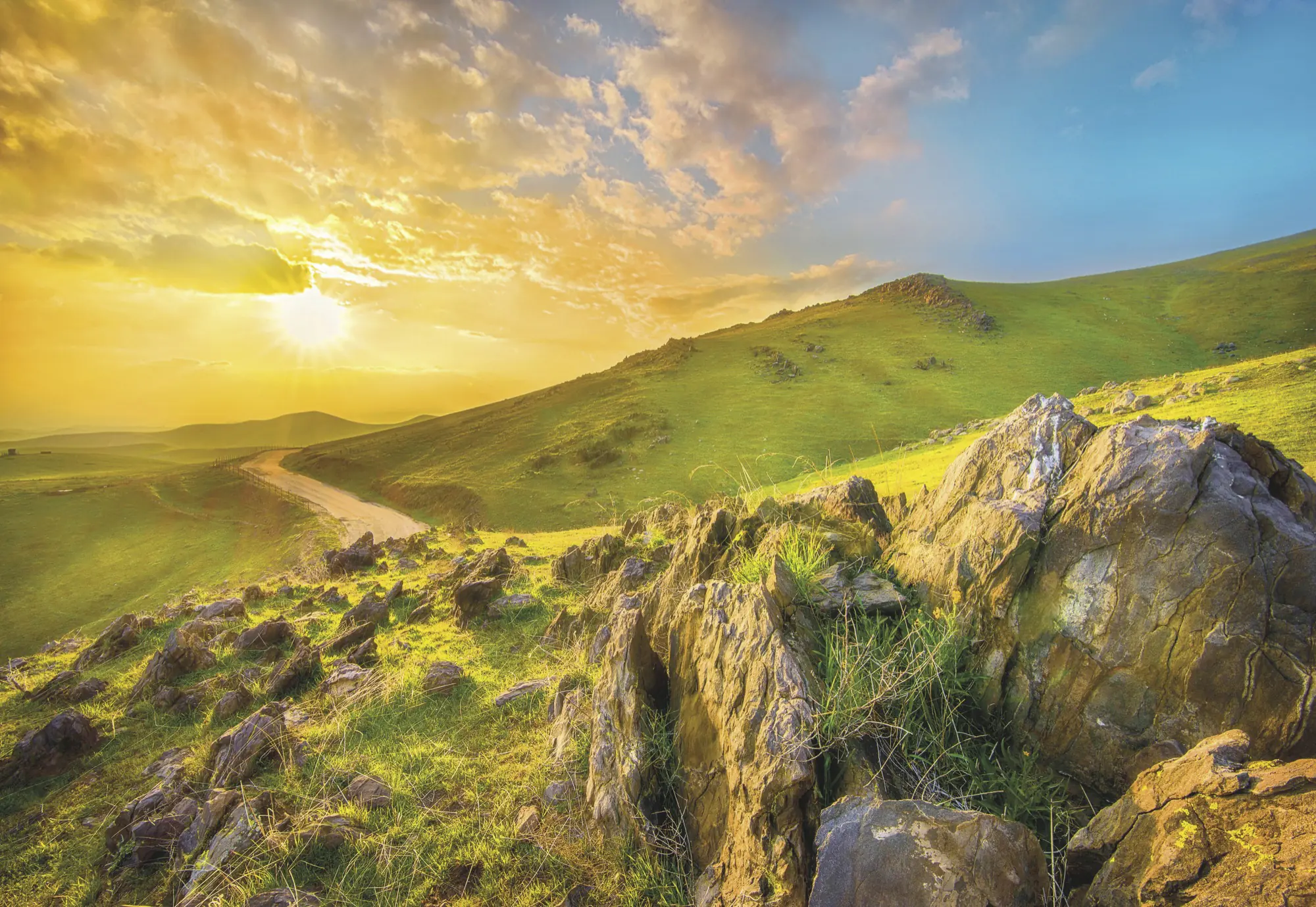Komar Fototapete Mountain Morning 368 x 254 cm 