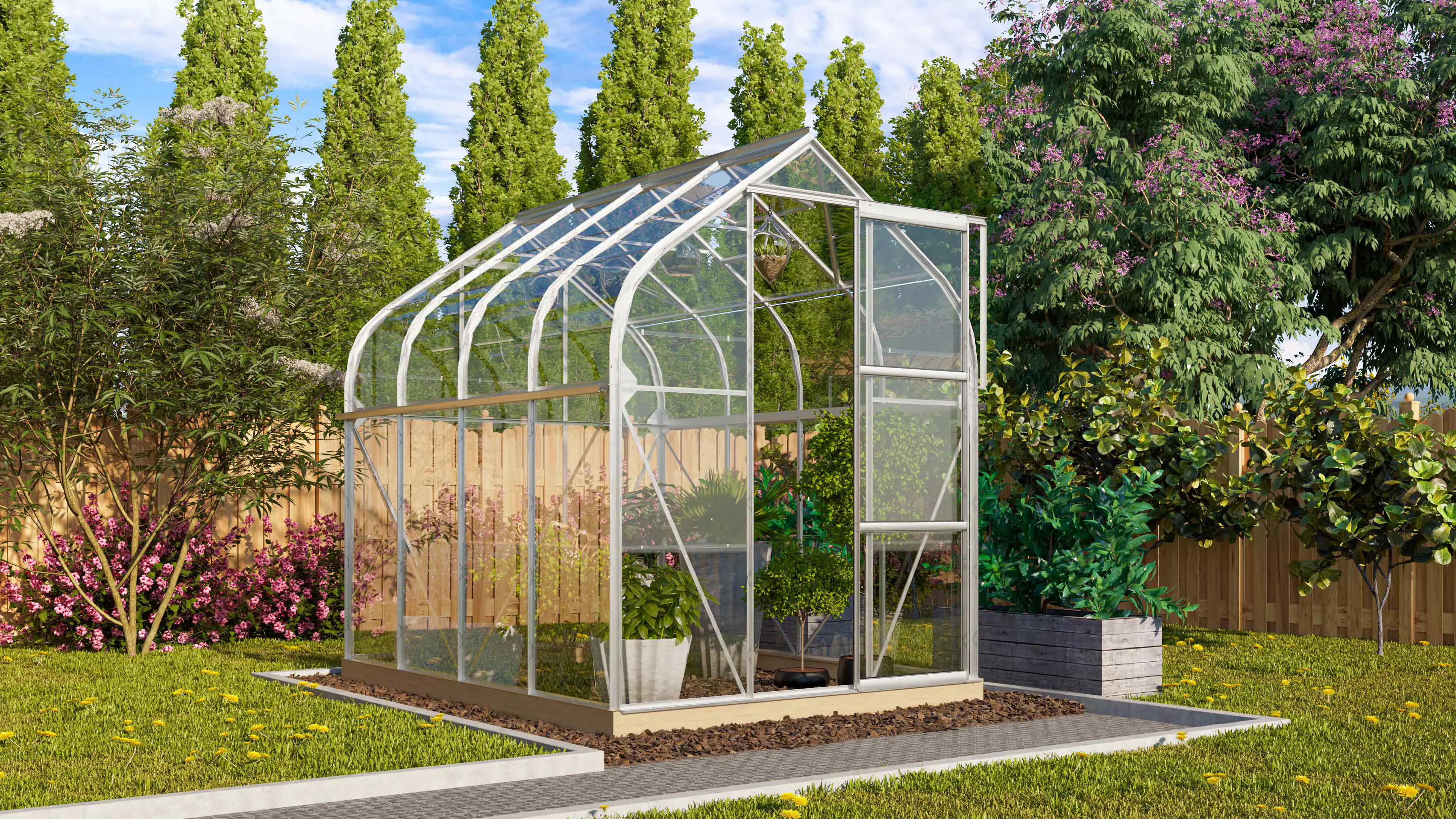 Vitavia Gewächshaus Orion 5000 202 x 257 cm 3 mm ESG