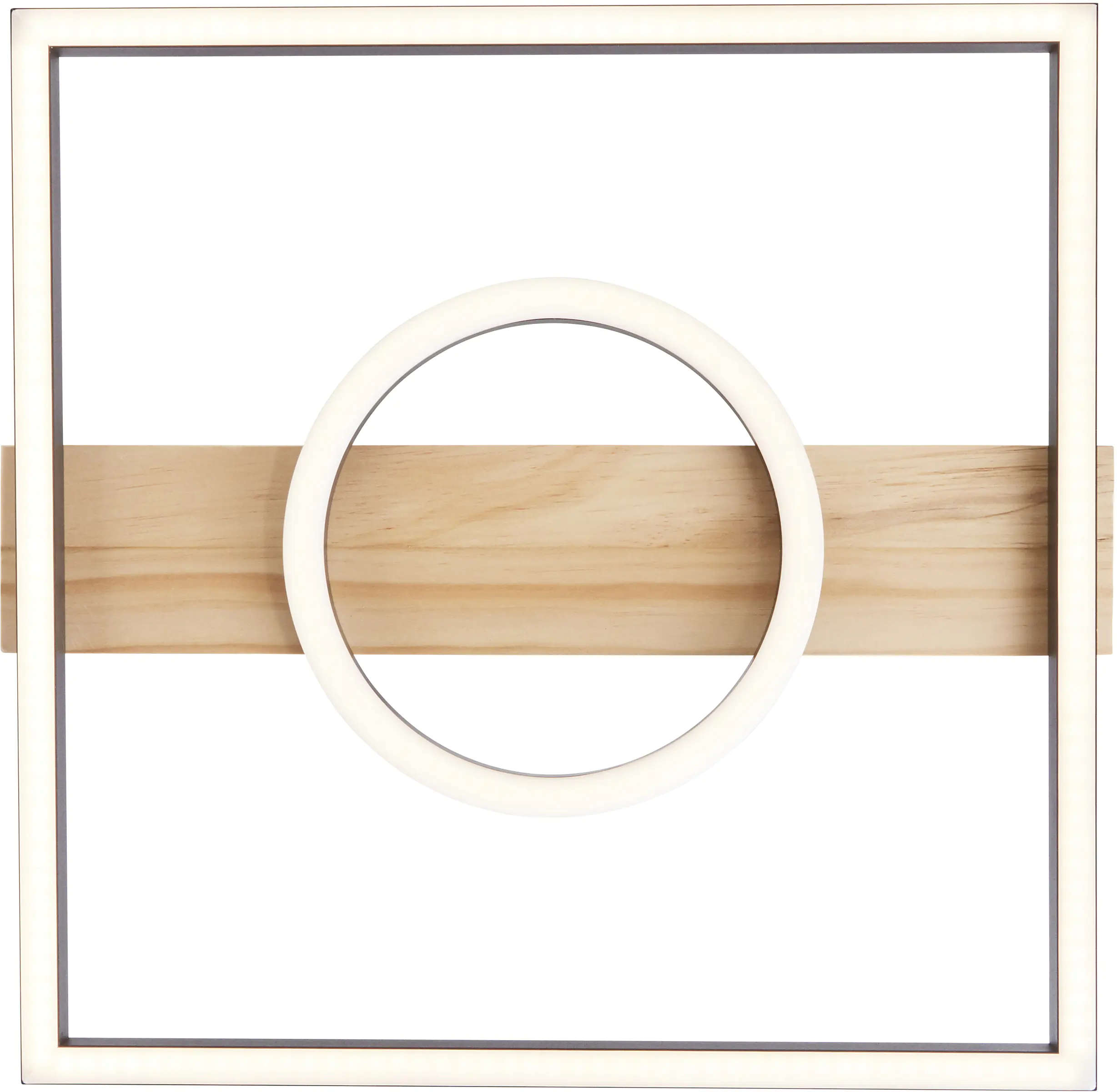 Brilliant Leuchten LED Deckenleuchte Maureen 24W, warmweiß, holz