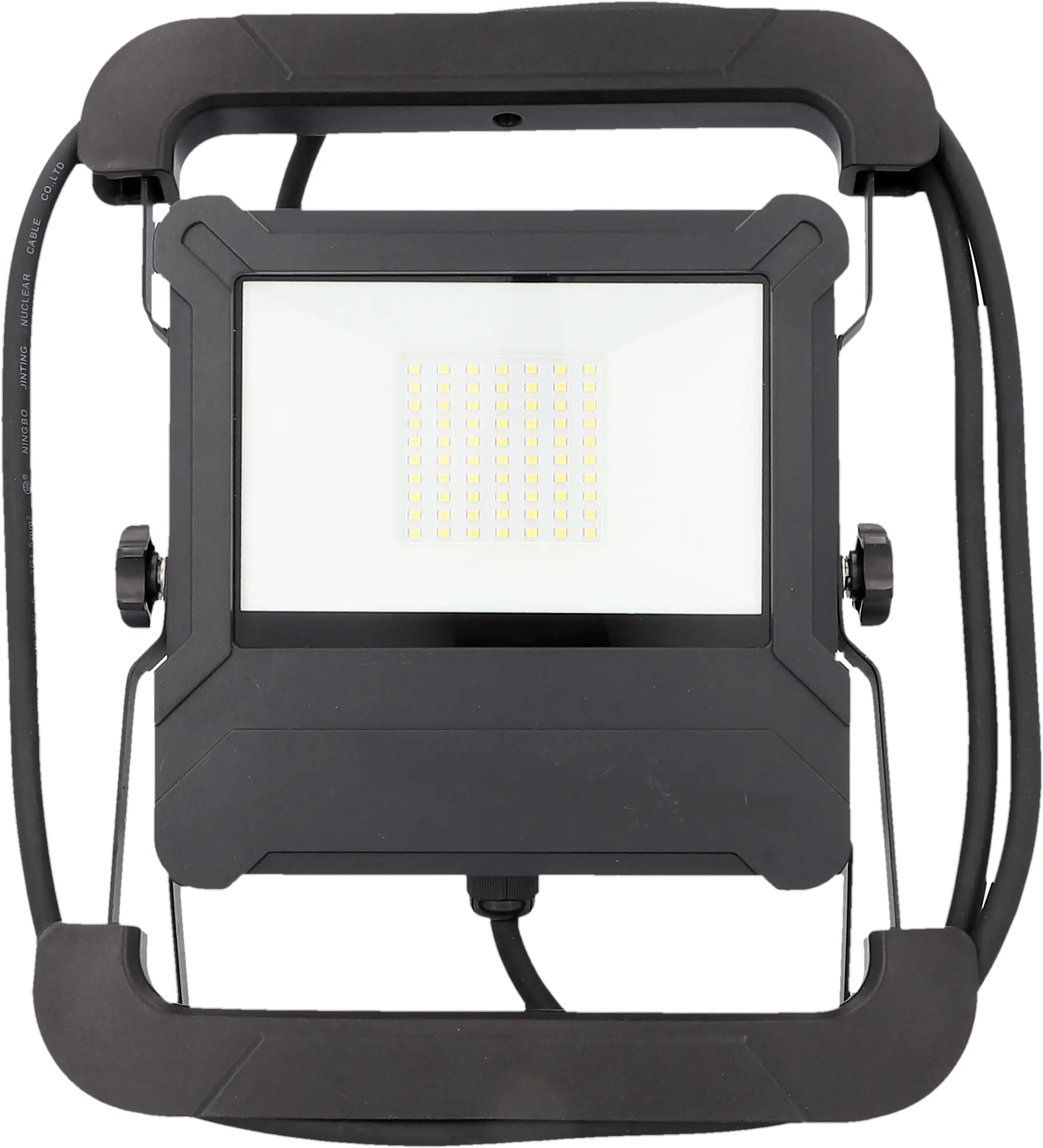 Unitec LED Arbeitsstrahler mit 2 Steckdosen 50 Watt, 4000 lm, 1,7m, tragbar