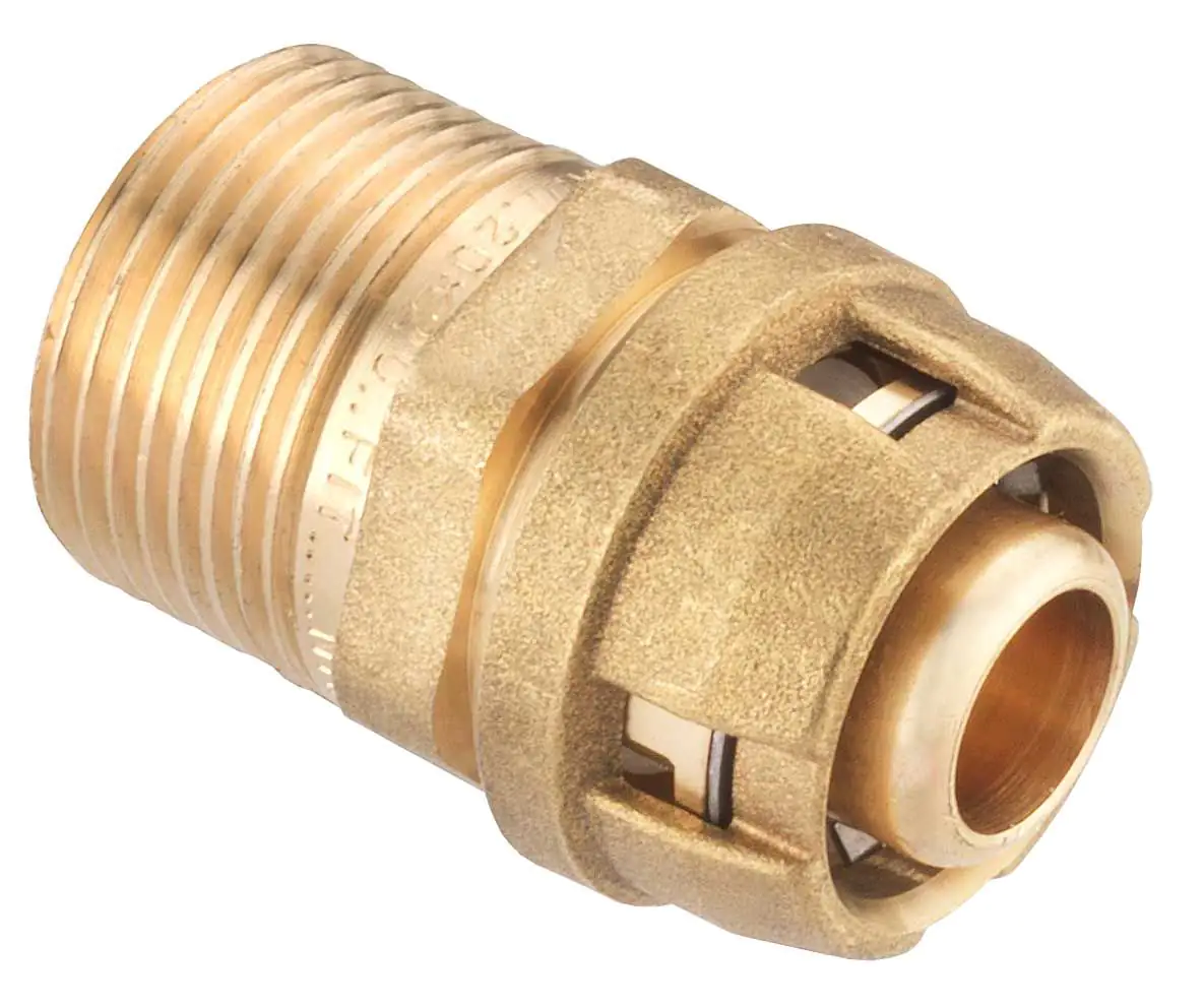 Cornat Steck-Kupplung komplett Messing, ø 20 mm, 3/4" AG
