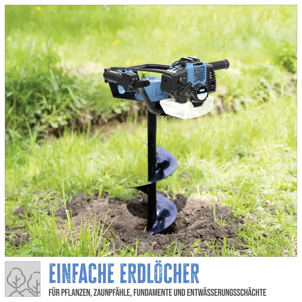 Güde Erdbohrer GE2200 2-Takt, 3,0 PS, inkl. 3 Bohrer