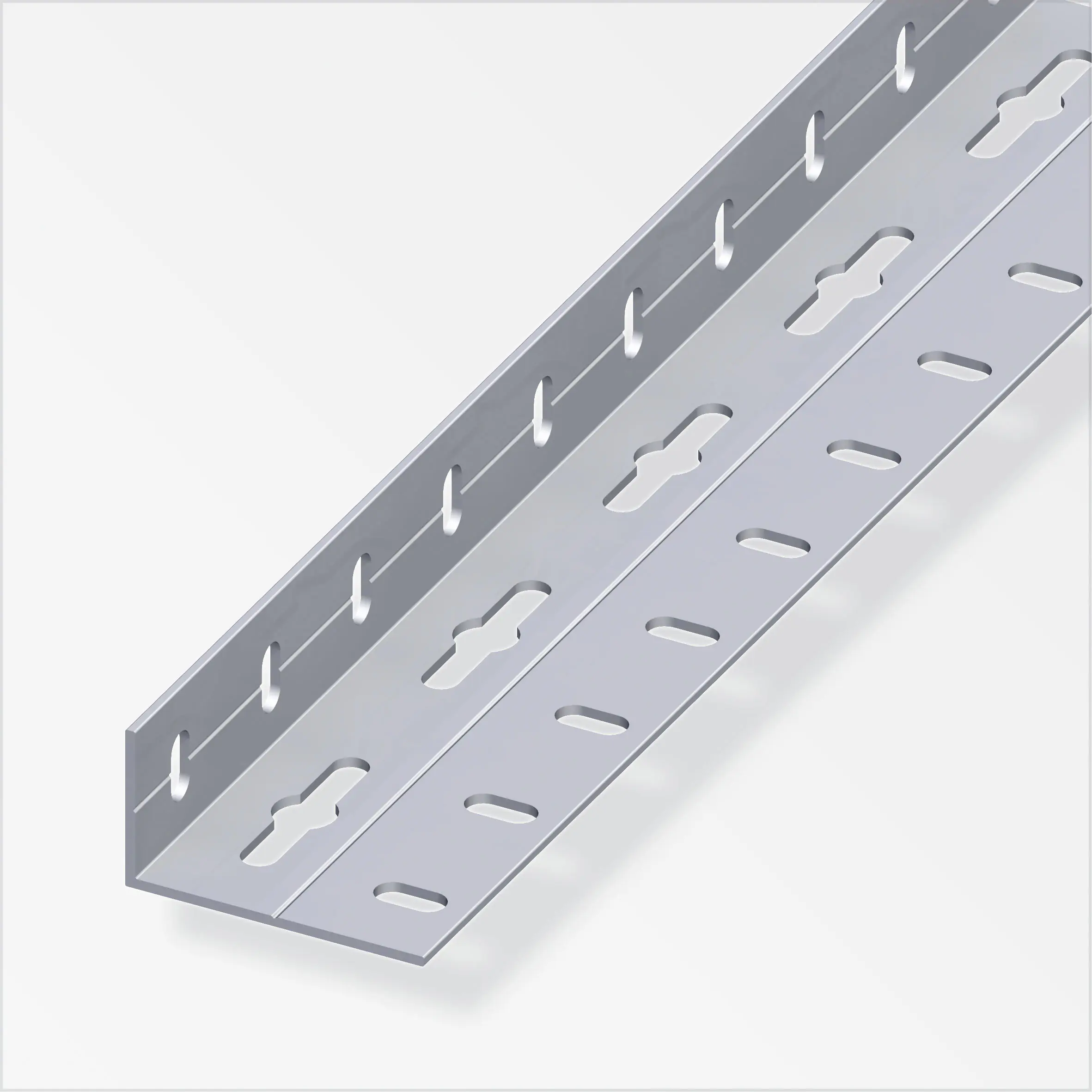 alfer Winkel 2.5 m, 35.5 x 65.6 mm Aluminium roh blank